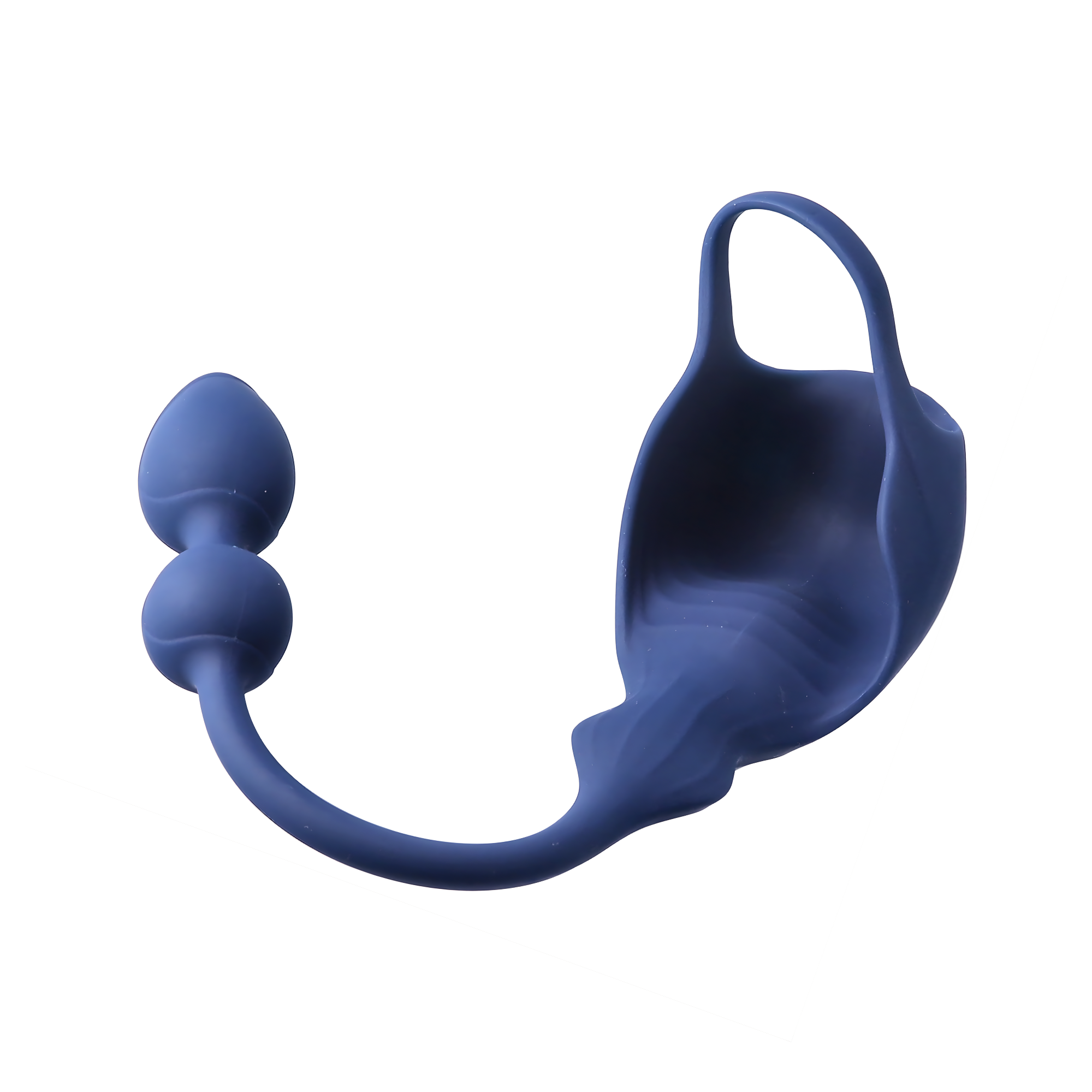 Cock Ring with Ball Cage and Anal Plug - Hugs Your Balls With Vibrations & Targets Your P-Spot!