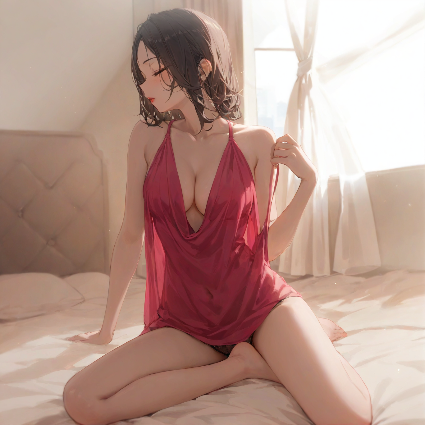 Pile collar mesh bellyband set