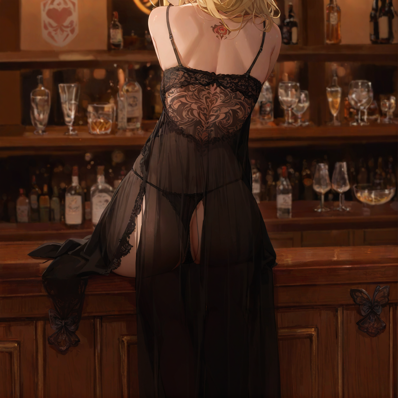 Cielo's Long Sheer Nightdress