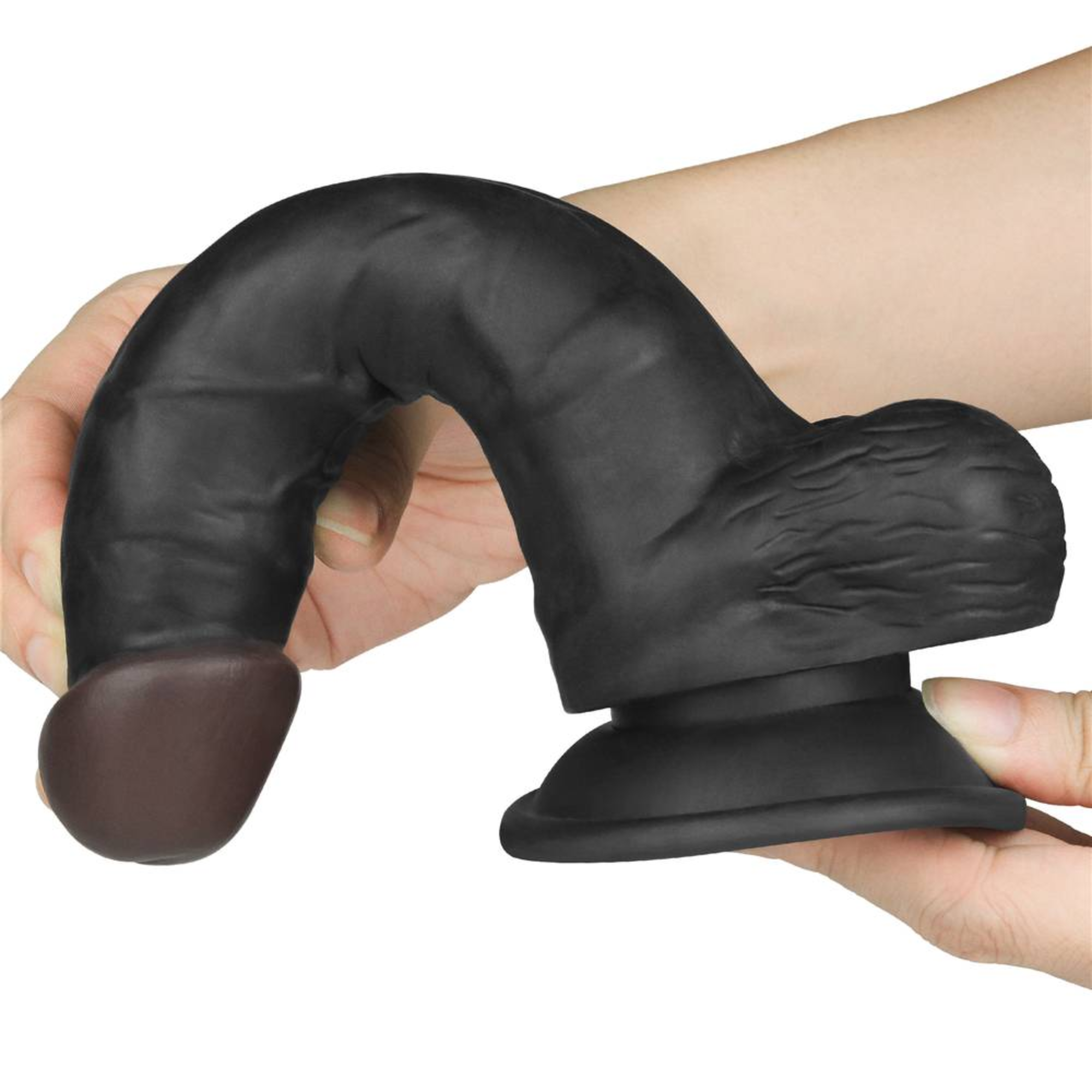 7.5 Inch Black Easy Strap-on Set
