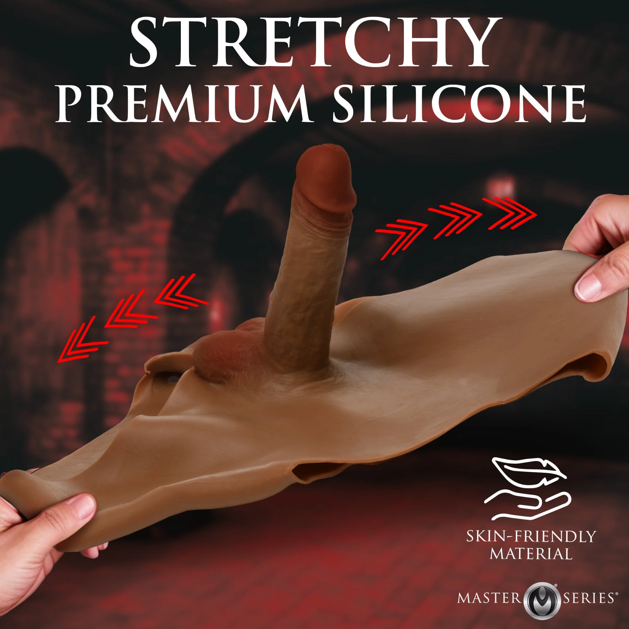 Master Series Hard-On Briefs Silicone Penis Panties - Includes an Anal Opening for Backdoor Play!