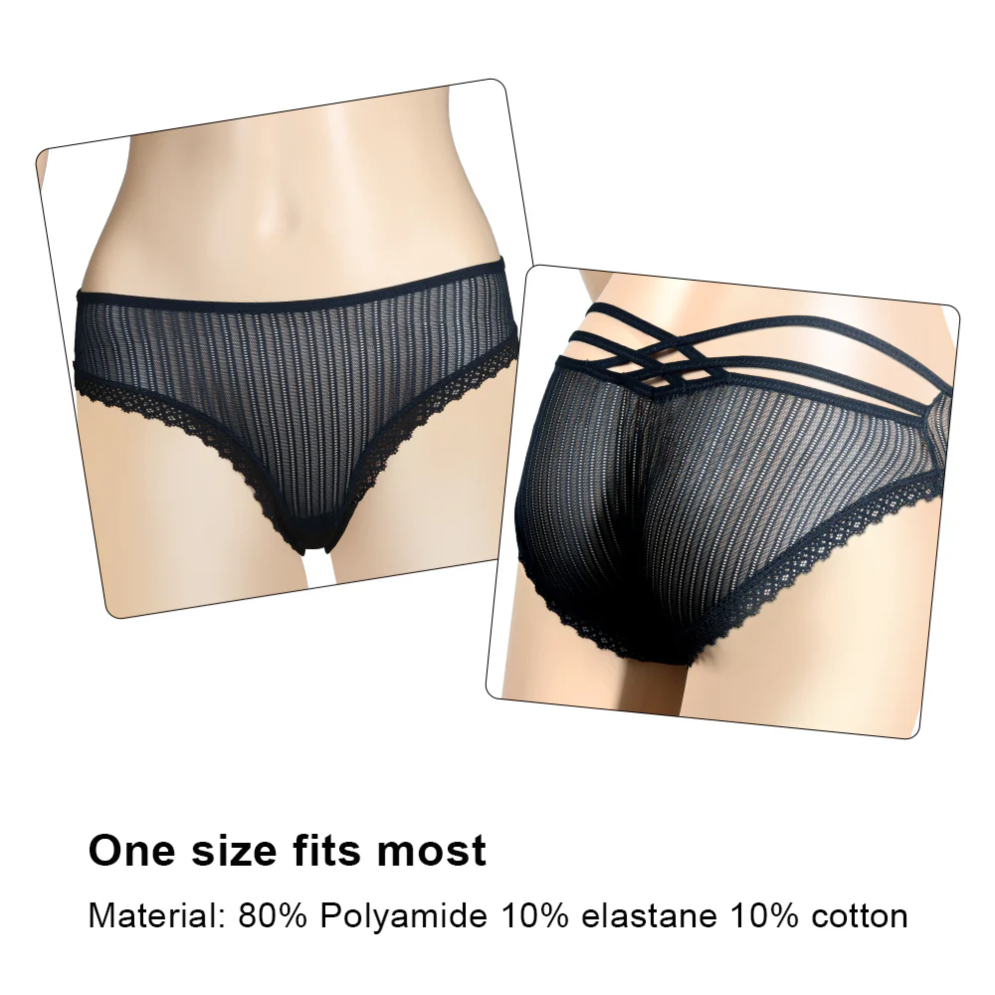 Remote Control Vibrating Panties - One Size Fits Most