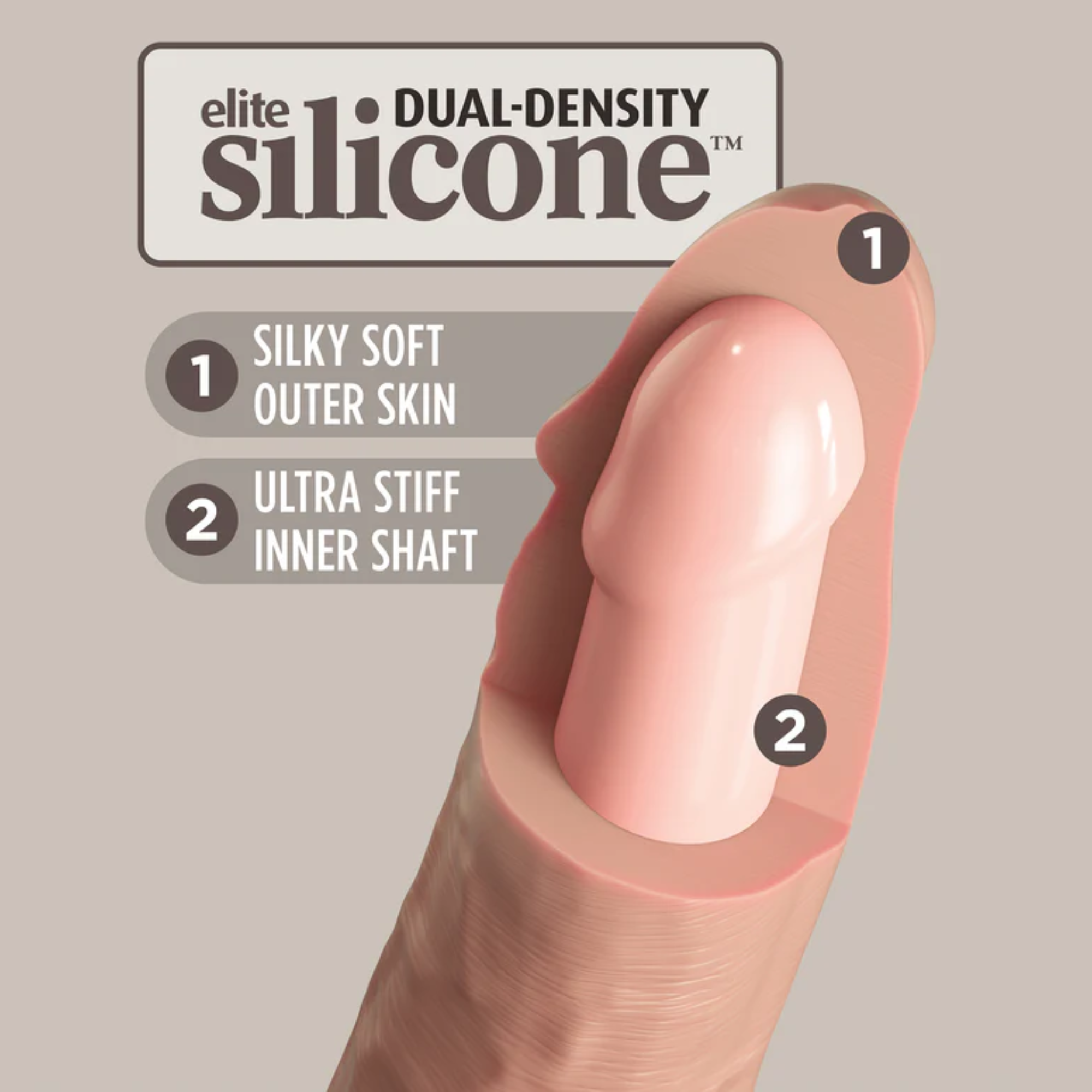 King Cock Deluxe Silicone Body Dock Strap-on Kit with Swinging Balls and 8" Dildo
