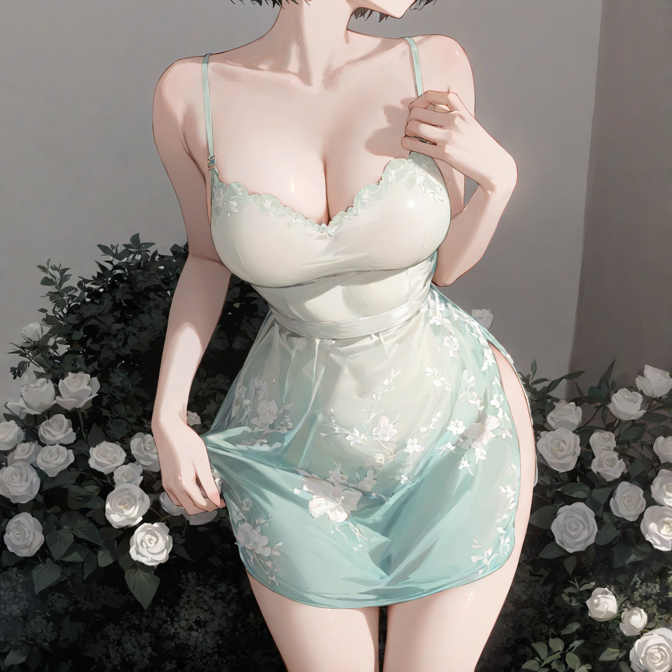 Fresh gradient color pajamas set