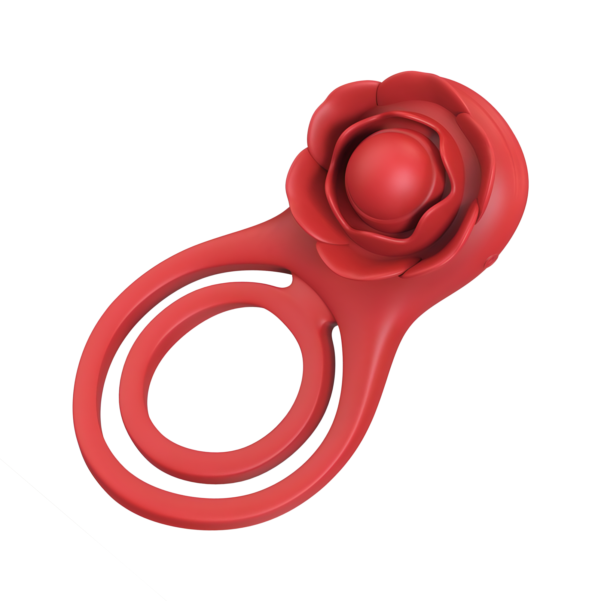 Flower Double C-Ring - Clit Stimulation For Her & Enhanced Erections For You!