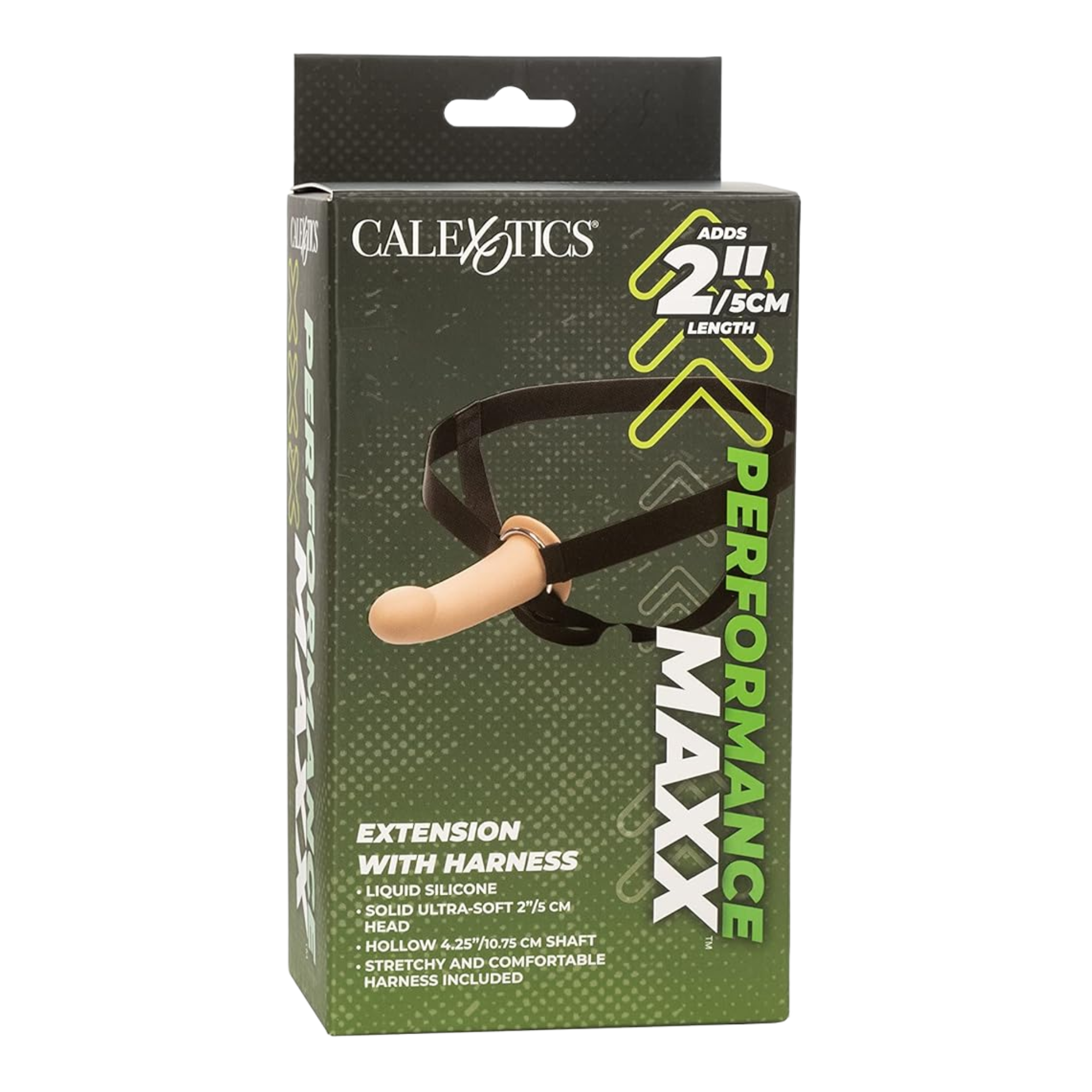 Performance Maxx Smooth Extension with Harness - Manage E.D. with 2 Extra Inches at the Tip!
