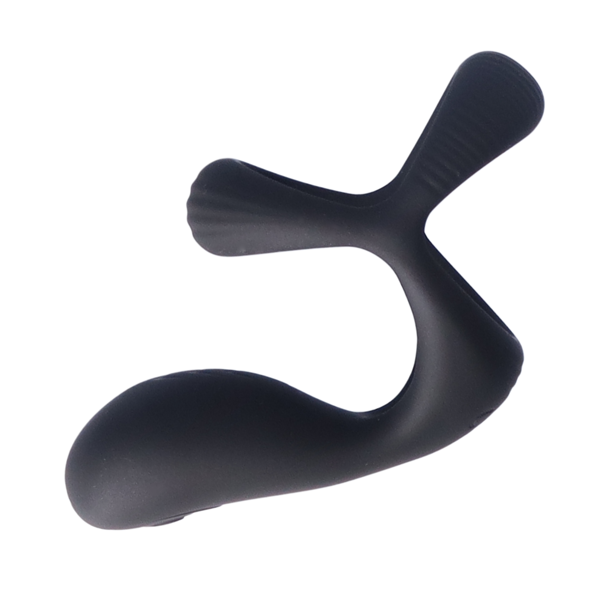 Double Cock Ring with Taint & Clit Stimulator - Strengthens Your O's!