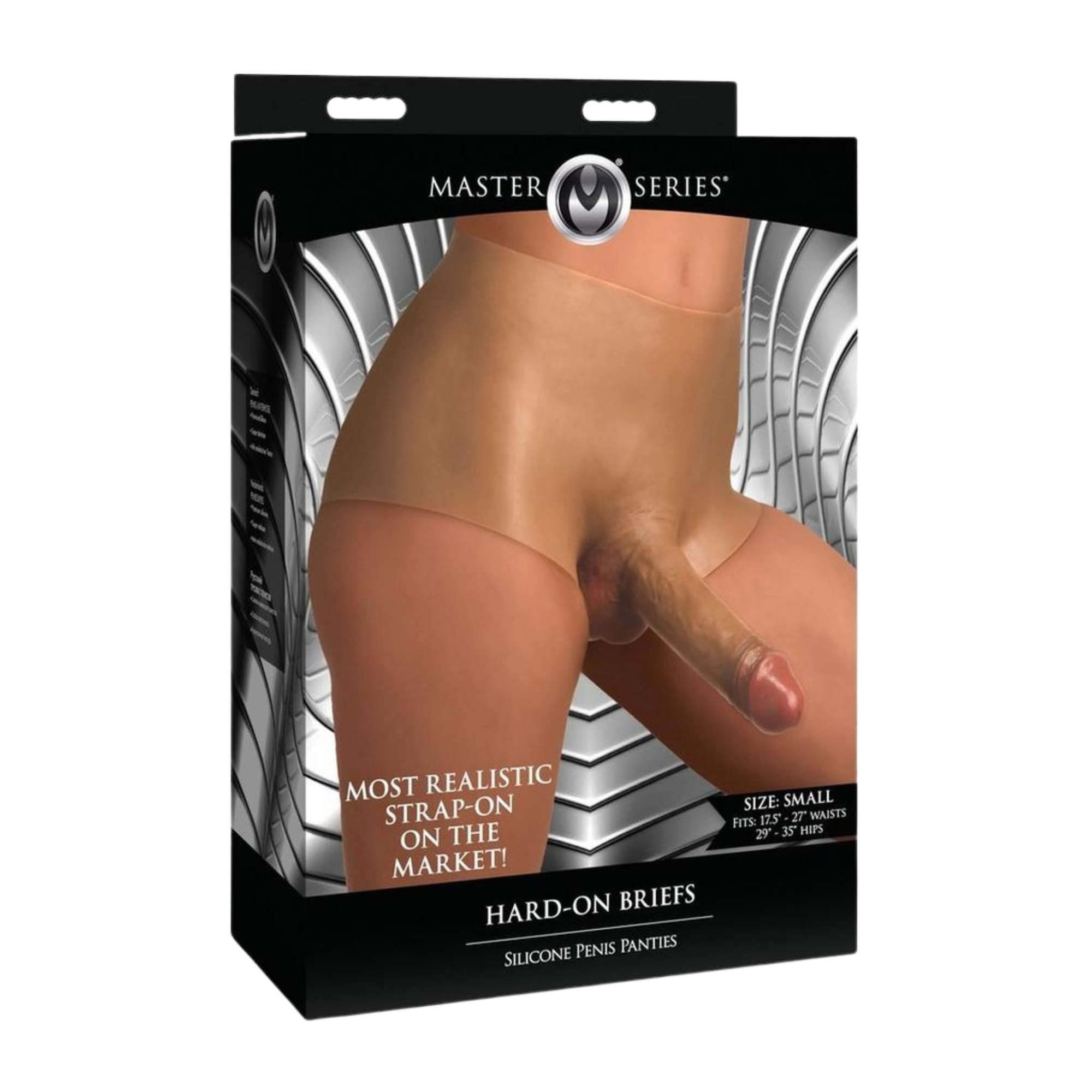 Master Series Hard-On Briefs Silicone Penis Panties - Includes an Anal Opening for Backdoor Play!