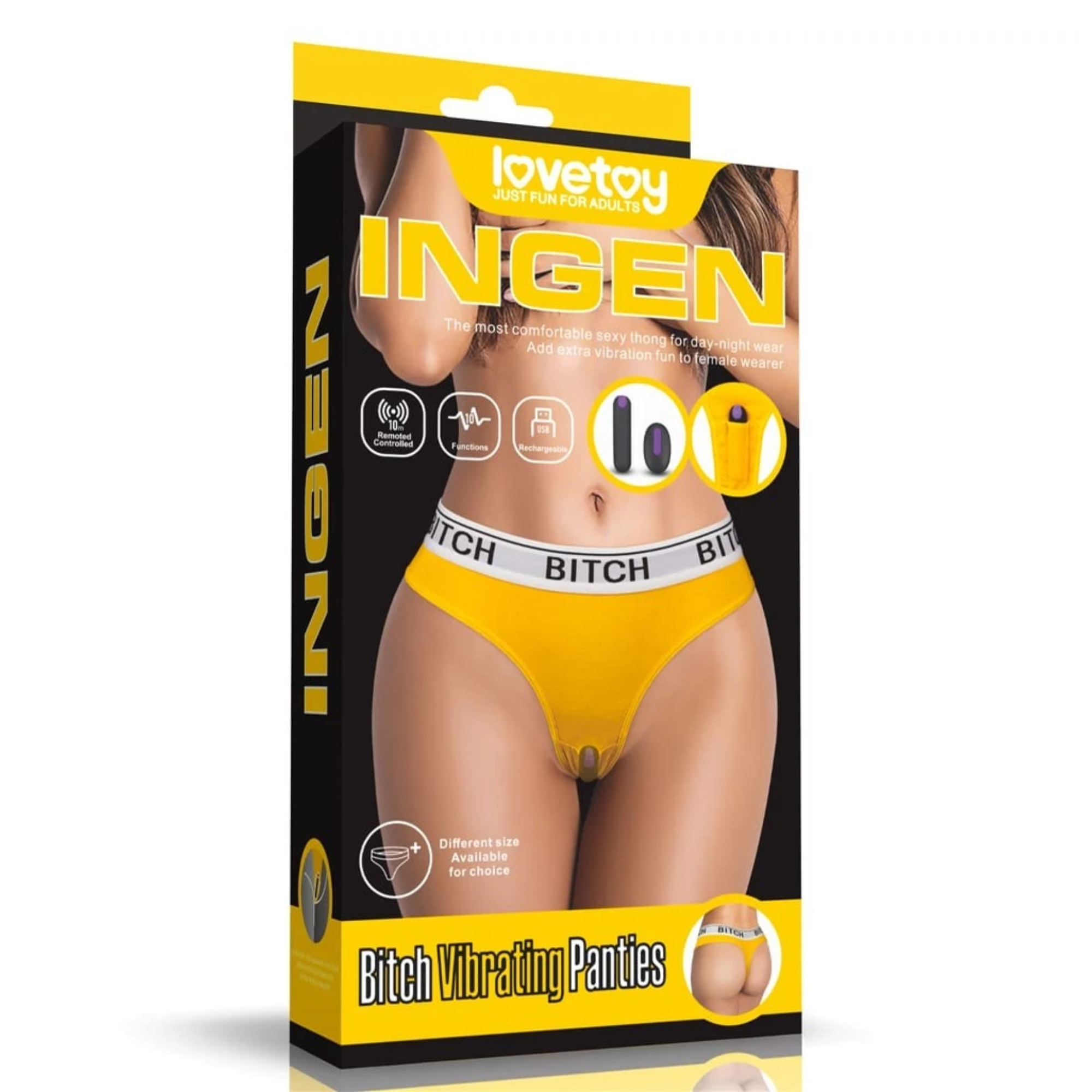 INGEN Bitch Vibrating Panties