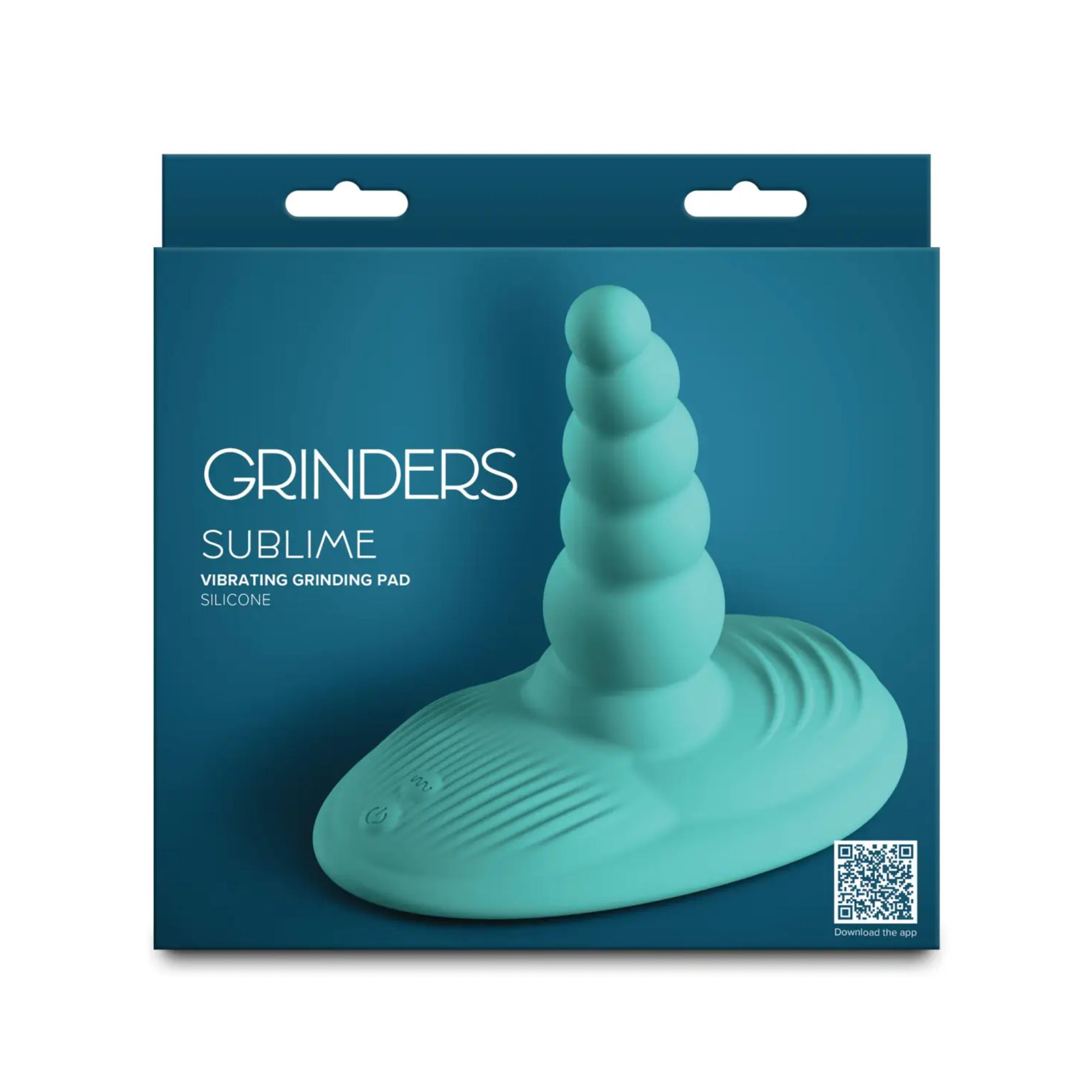 Grinders Sublime App-Controlled Vibrating Grinder Pad with Beaded Shaft - Experience Powerful Blended 'O's!