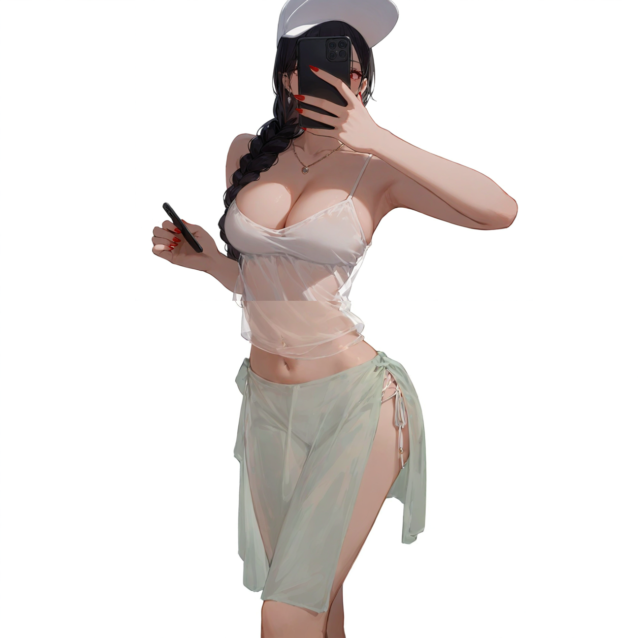Three-piece mesh bellyband set