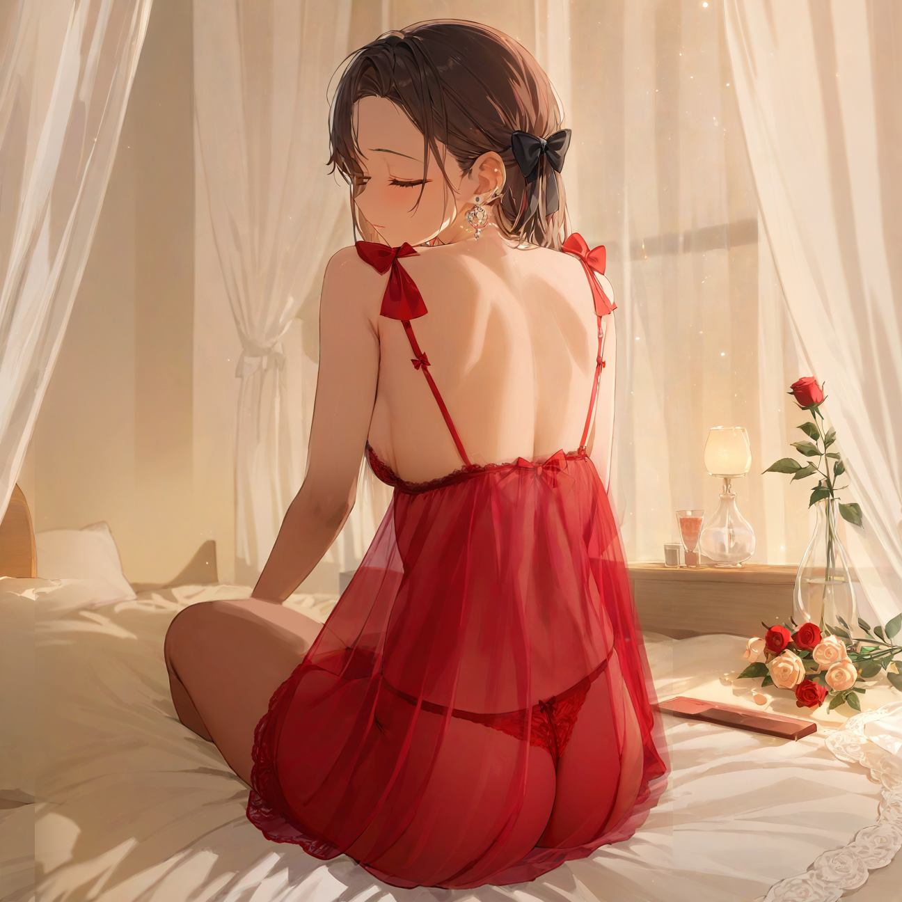 Ella's Mesh Nightdress