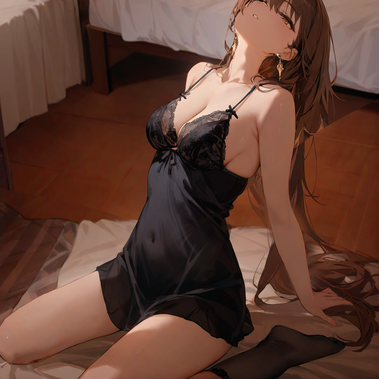 Peonia's Lace Nightdress