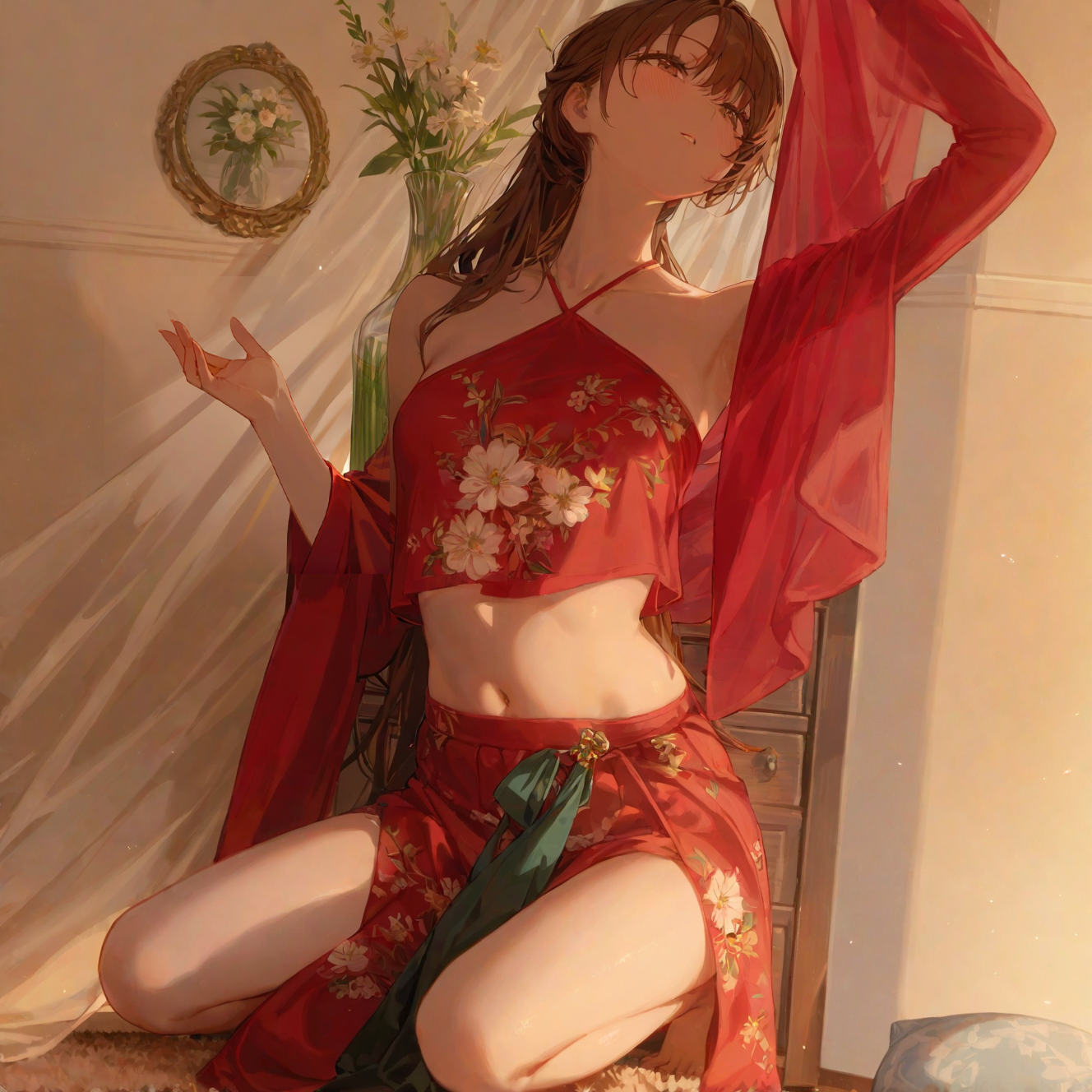 Ancient costume palace style pajama dress