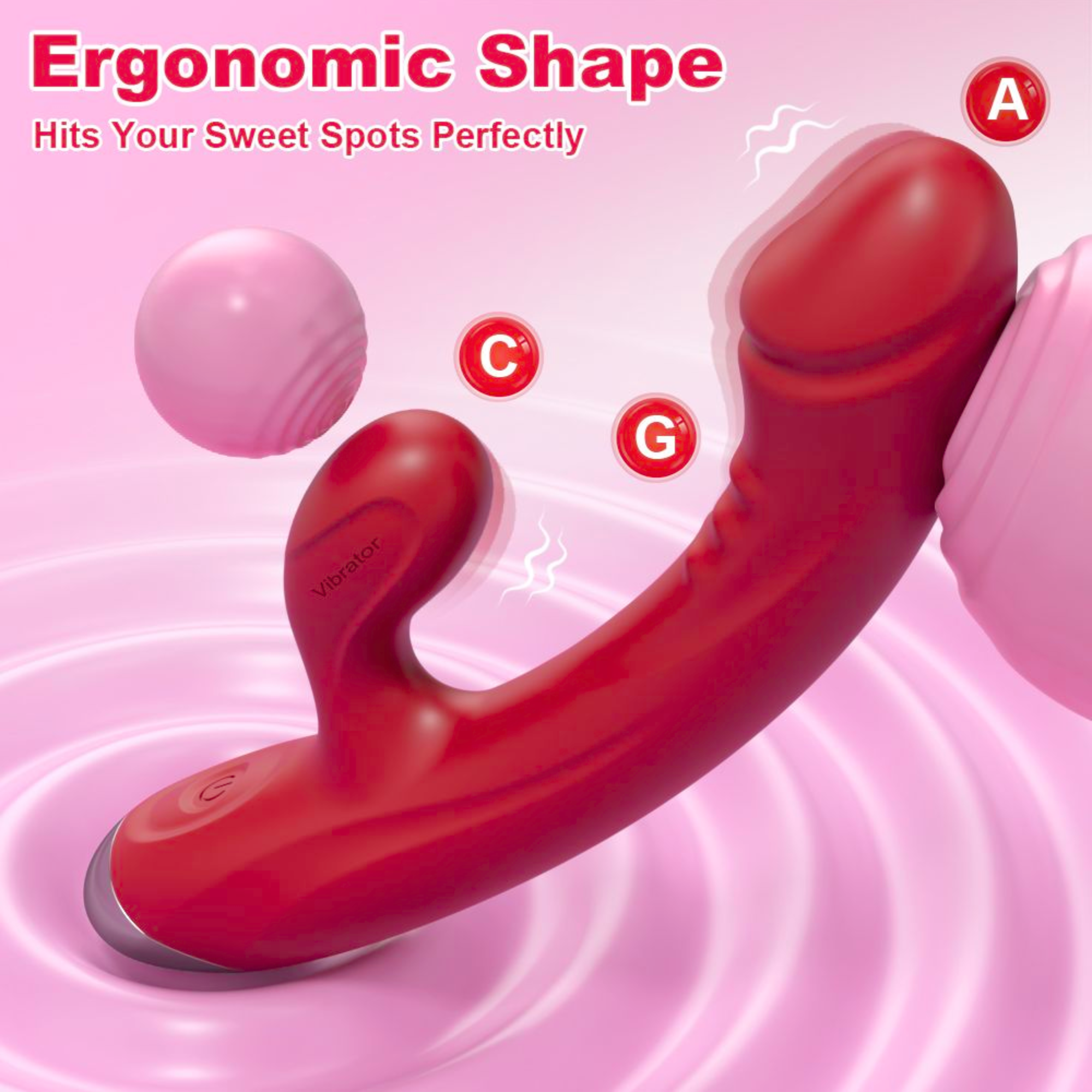 The Hop To It Rabbit Vibrator - Raised Bumps Massage Your G-Spot With Every Thrust!
