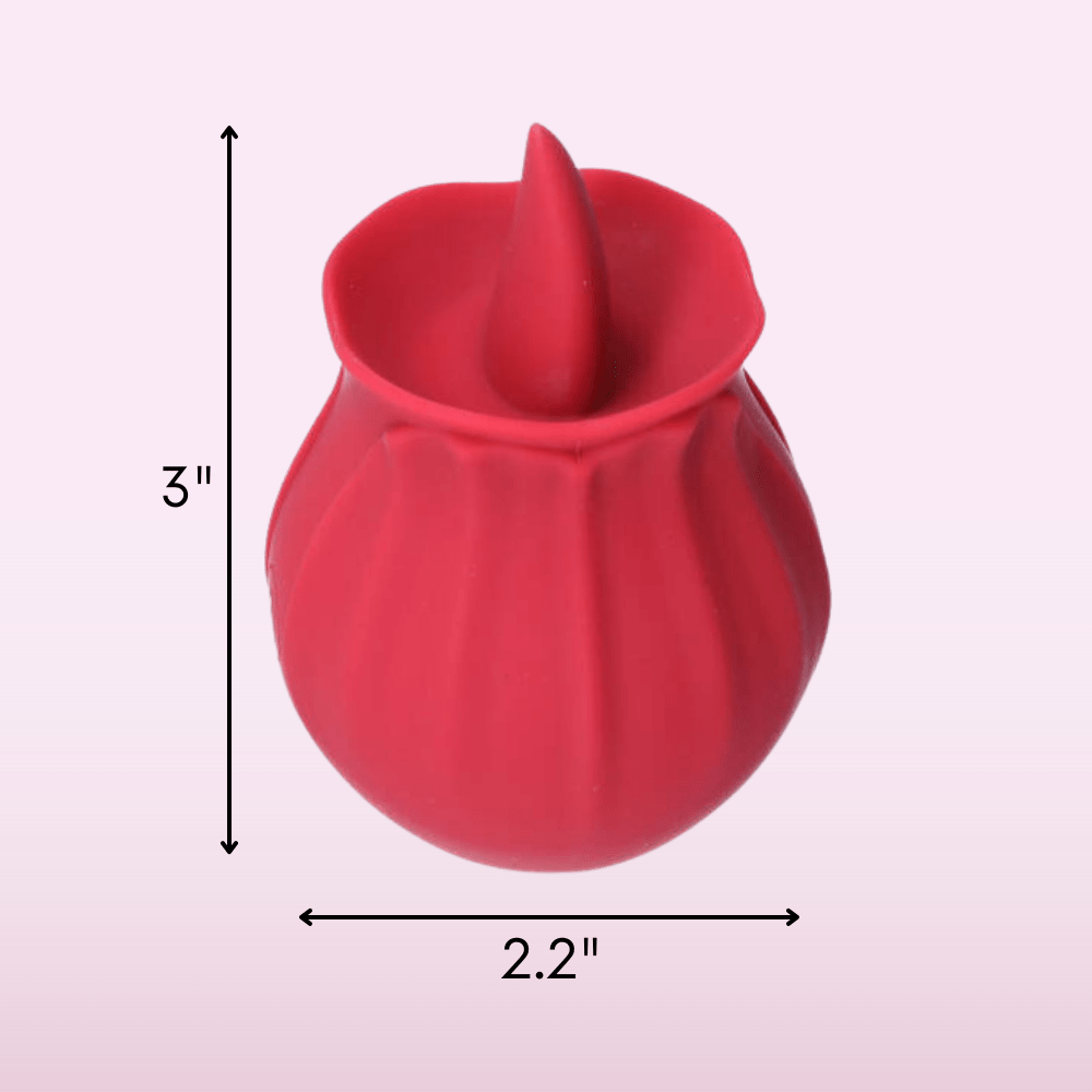 Bhava Rechargeable Flickering Tongue Rose | Clit Licking Stimulator
