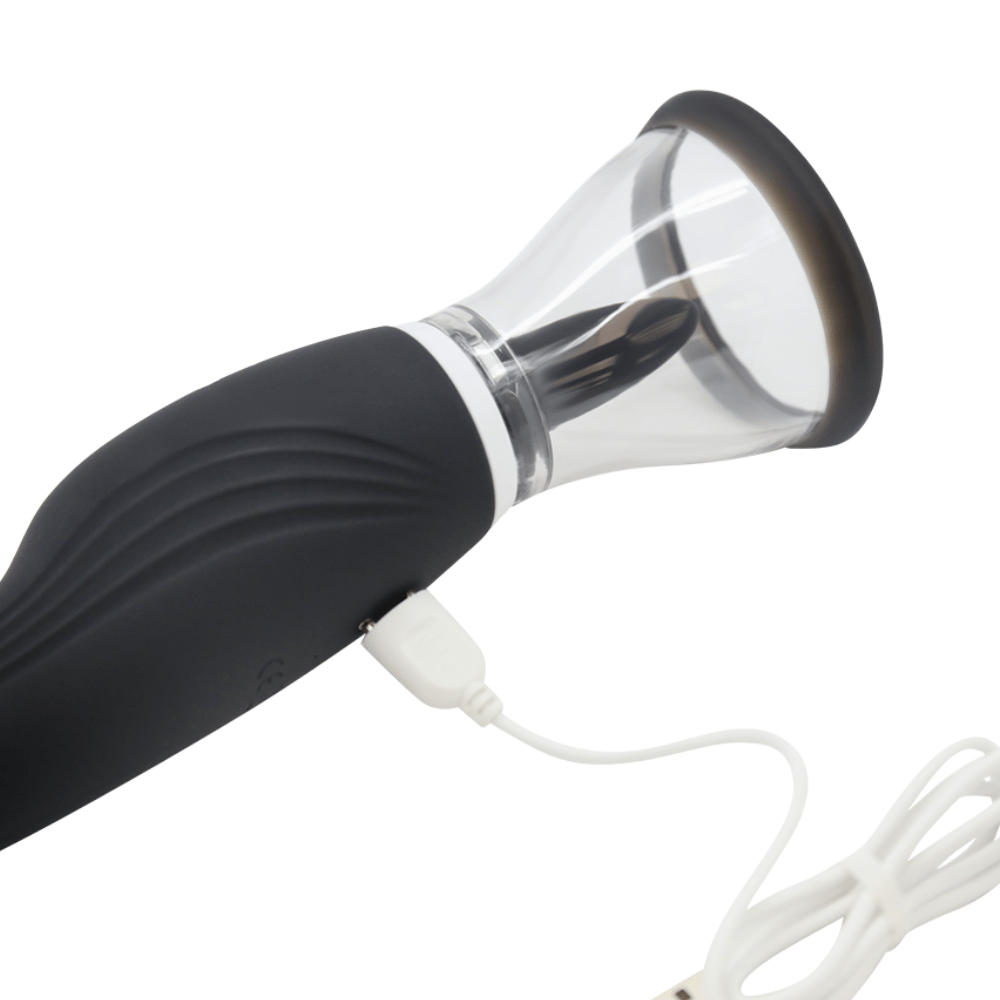 Ultimate Tongue Licker - Powerful Dual-Ended Vibrator & Sucking Tongue!