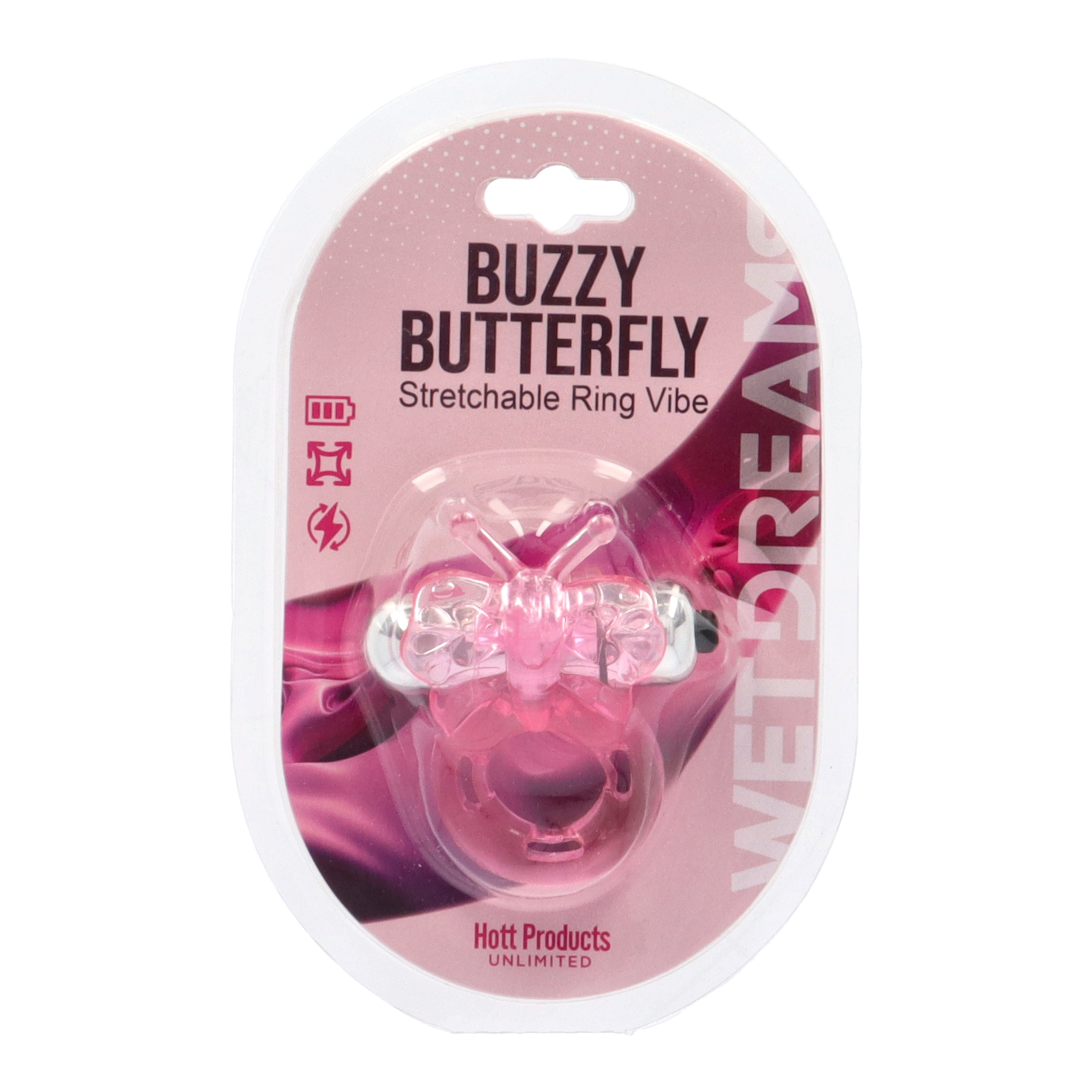 Purrfect Pets Buzzy Butterfly Silicone Stimulator with Vibrating Bullet