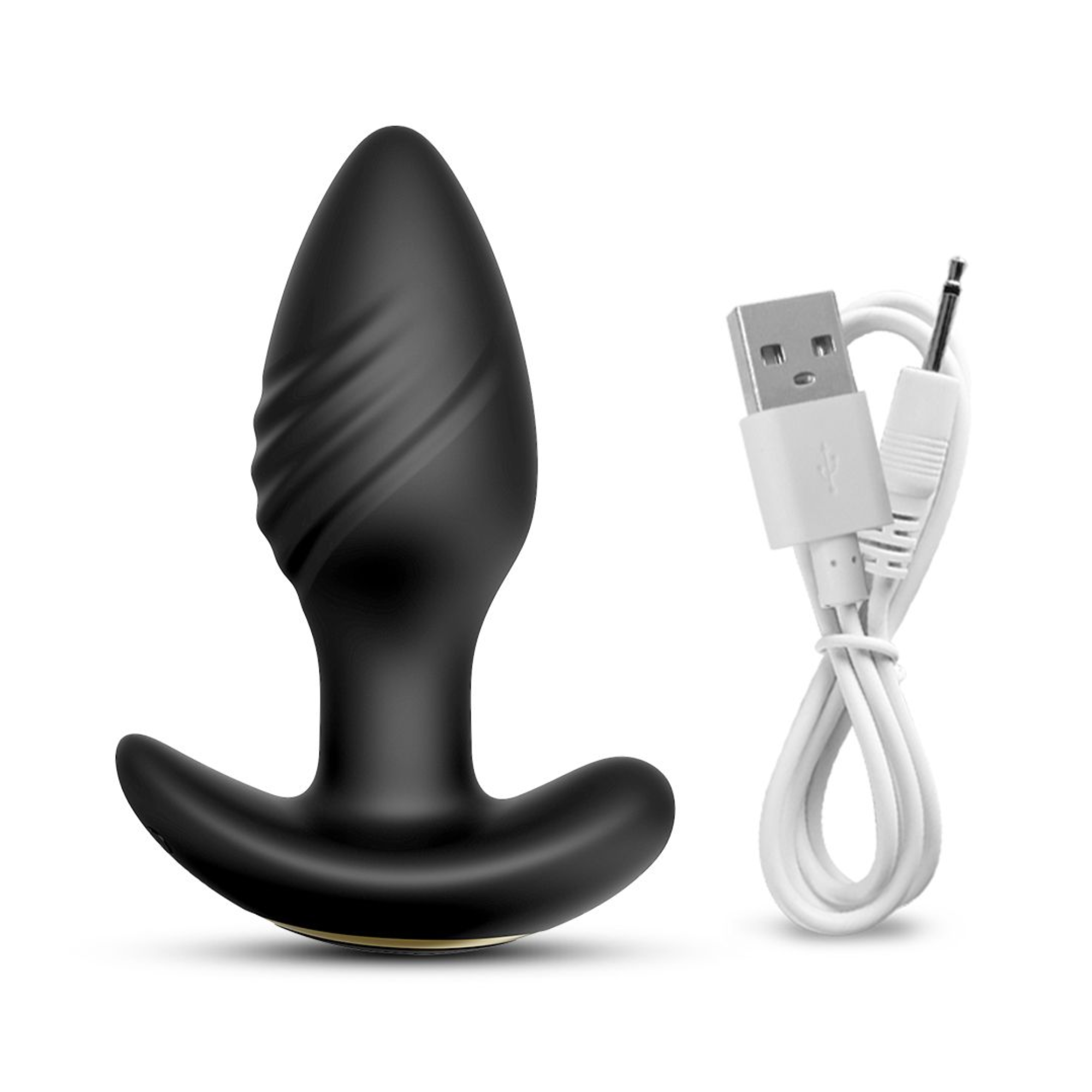 Vibrating & Rotating Bluetooth Butt Plug - Rotates Against Your P-Spot!