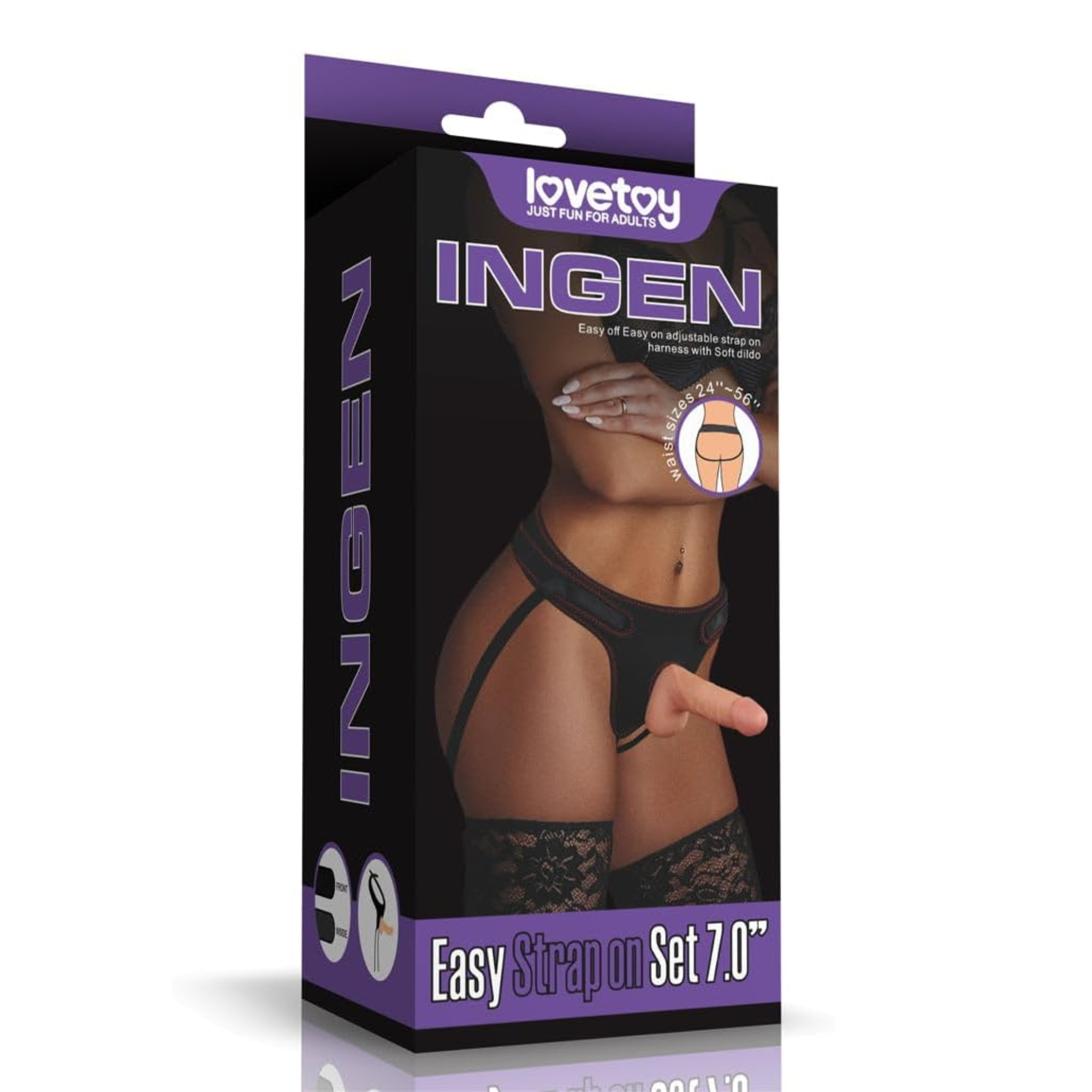 7 Inch Easy Strap-on Set