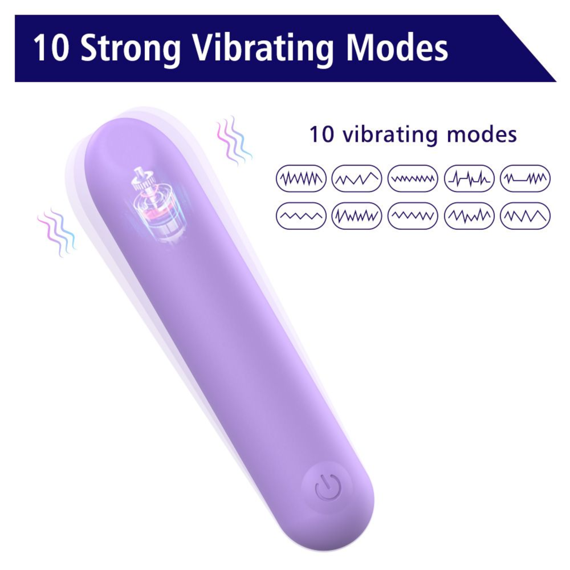 The Lavender Lover Bullet Vibe - 100% Waterproof & Rechargeable!