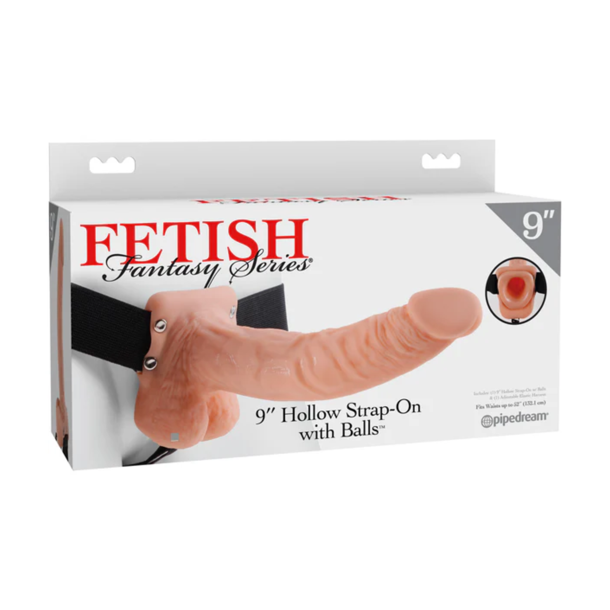 Fetish Fantasy 9" Hollow Strap On