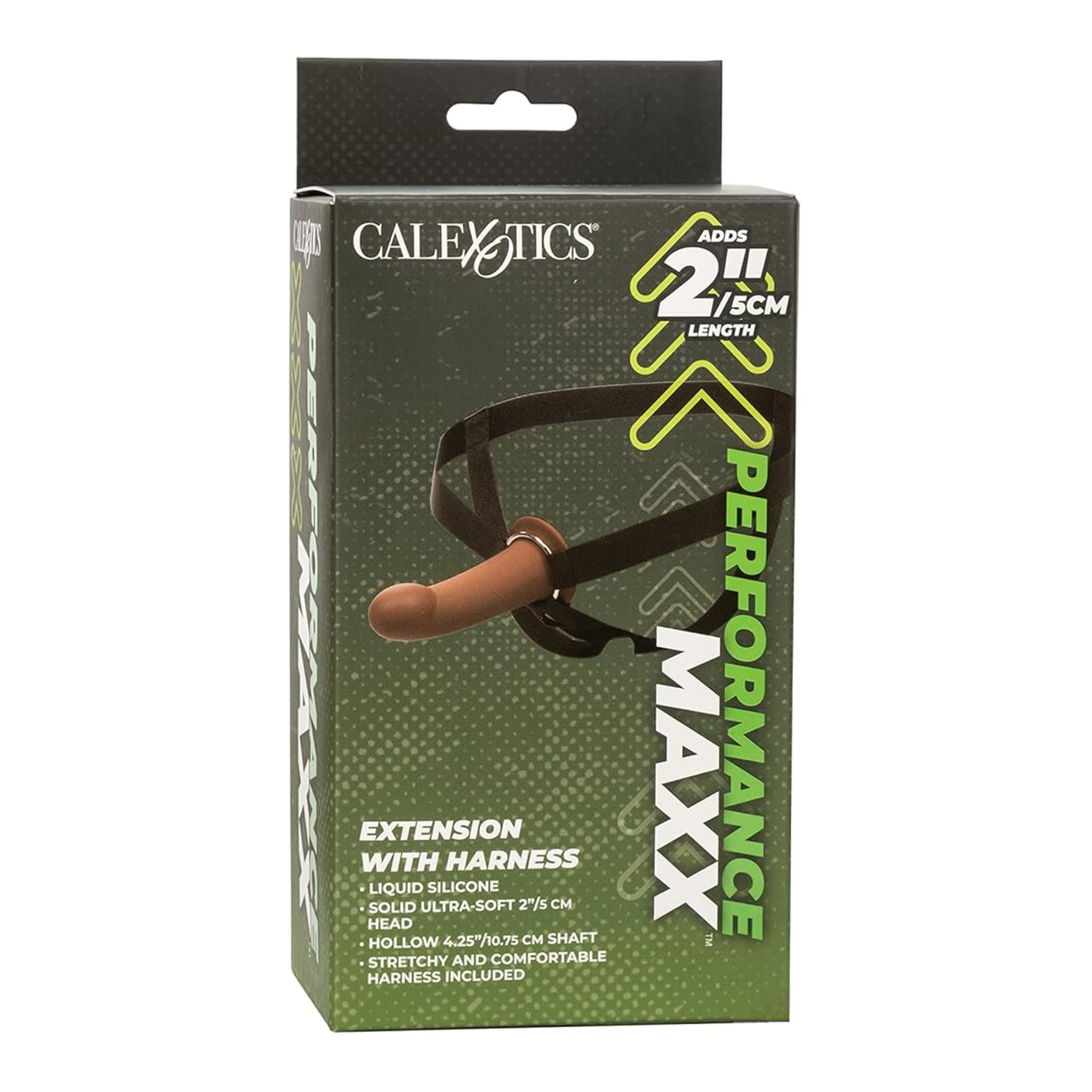 Performance Maxx Smooth Extension with Harness - Manage E.D. with 2 Extra Inches at the Tip!