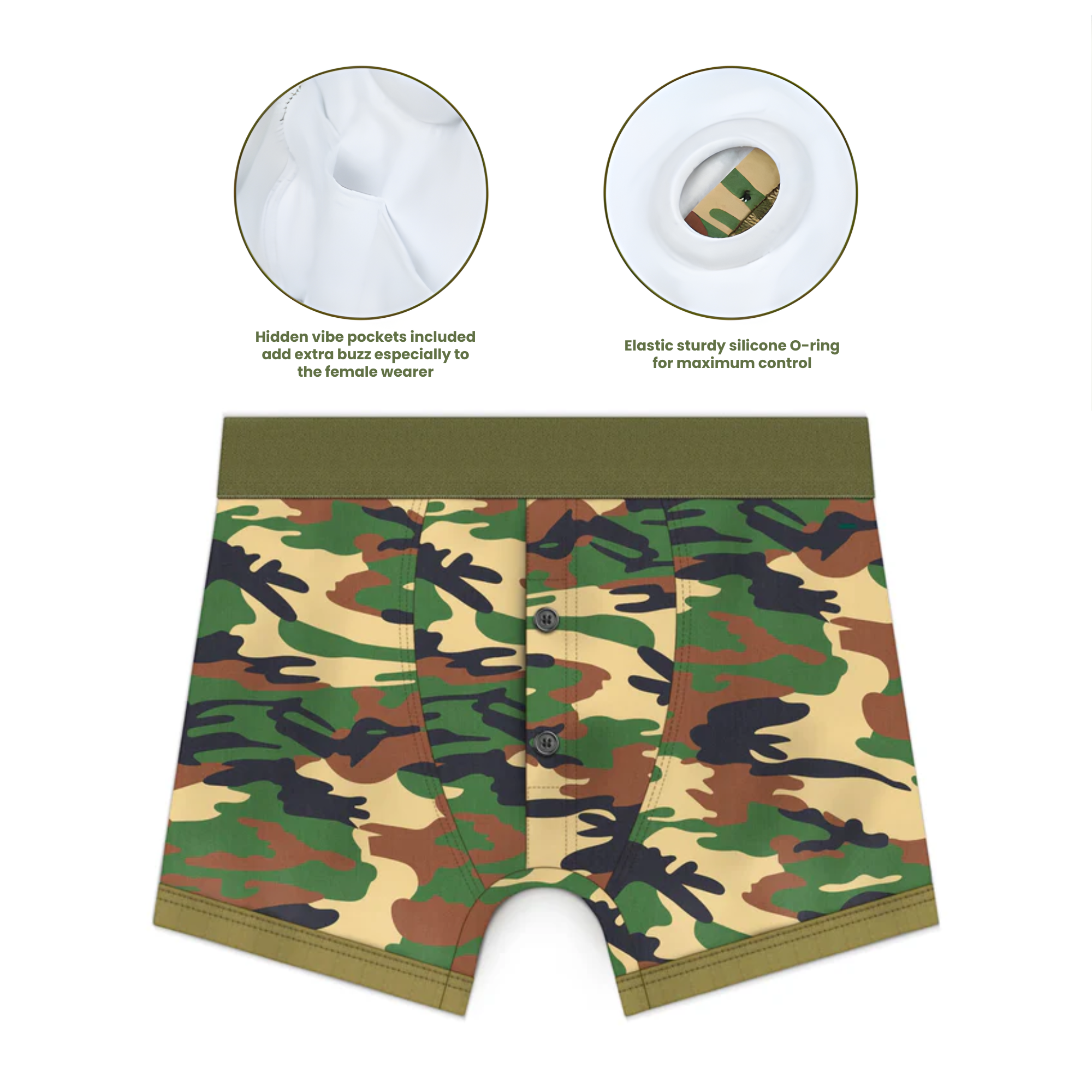 INGEN Unisex Camo Strap-on Boxers
