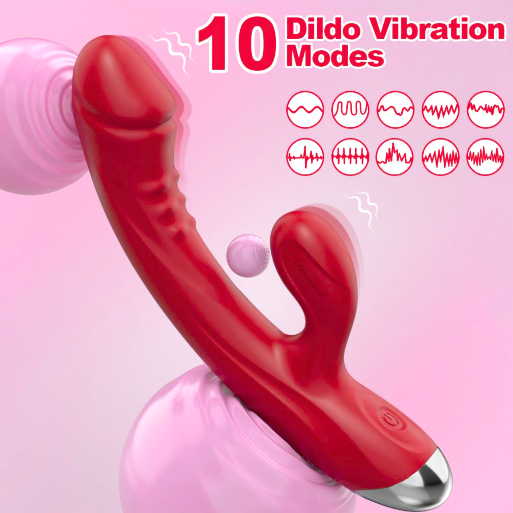 The Hop To It Rabbit Vibrator - Raised Bumps Massage Your G-Spot With Every Thrust!