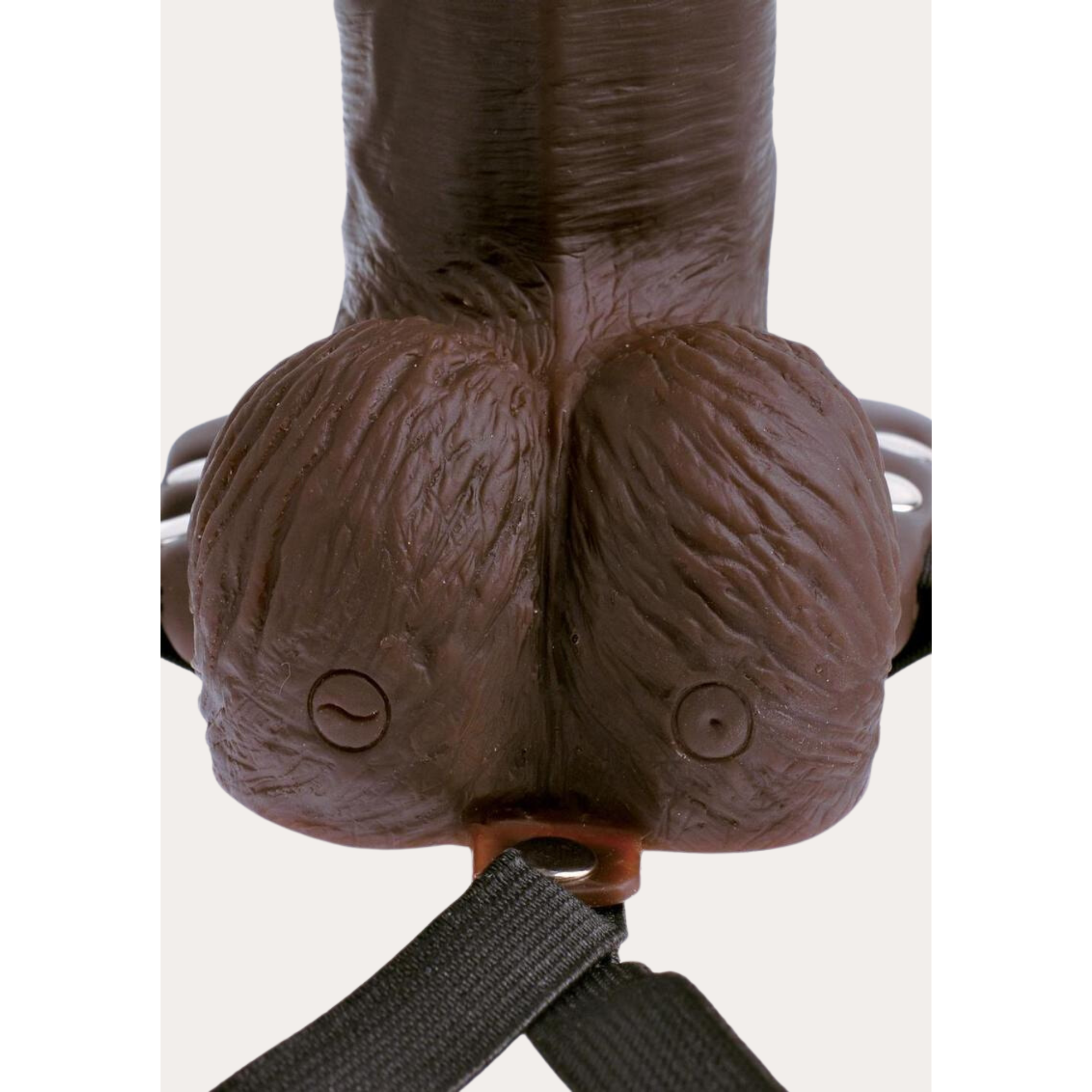 Fetish Fantasy Series - 8" Vibrating Hollow Strap-on w/ Remote Control
