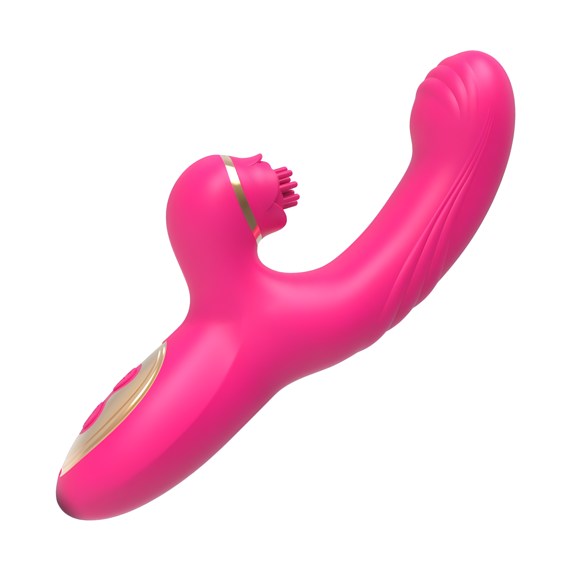 Fingering Clit Tickling Dual Action Vibrator - Experience Blended 'O's from Pulsating Clit & Fingering G-Spot Play!