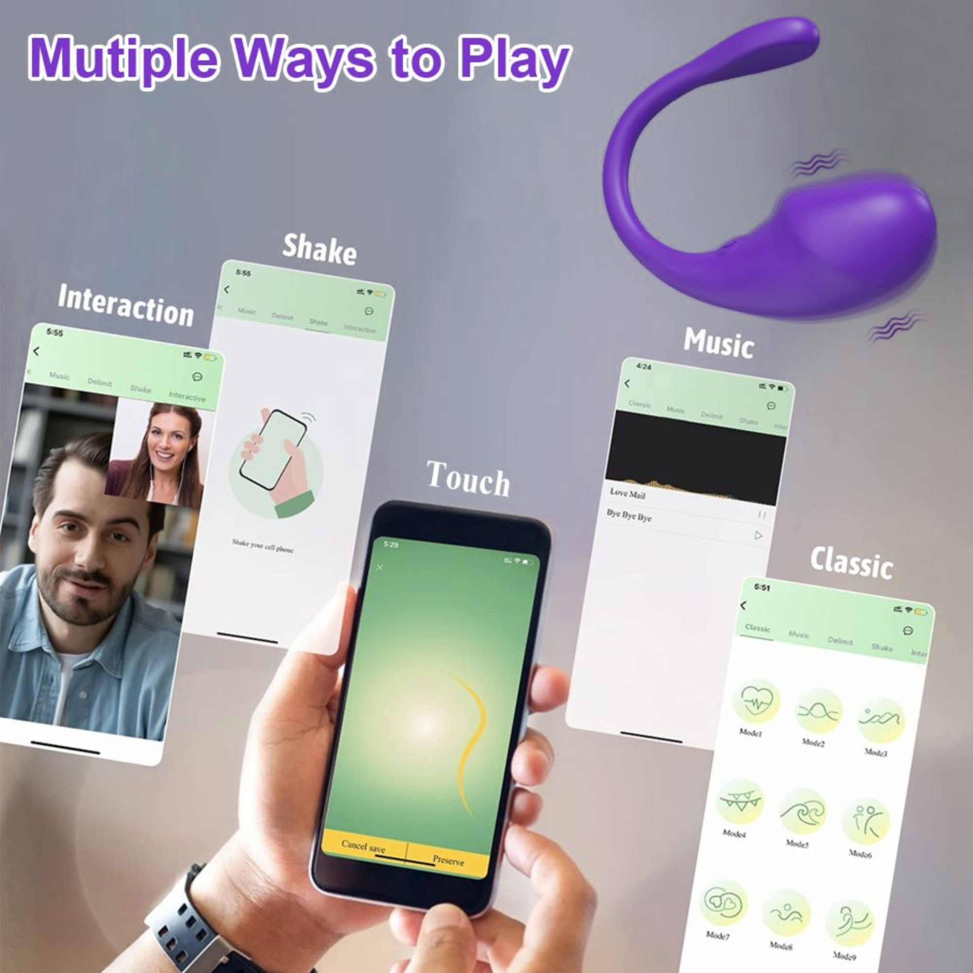 App Controlled Vibrating Egg - Perfect for Long-Distance Lovers!