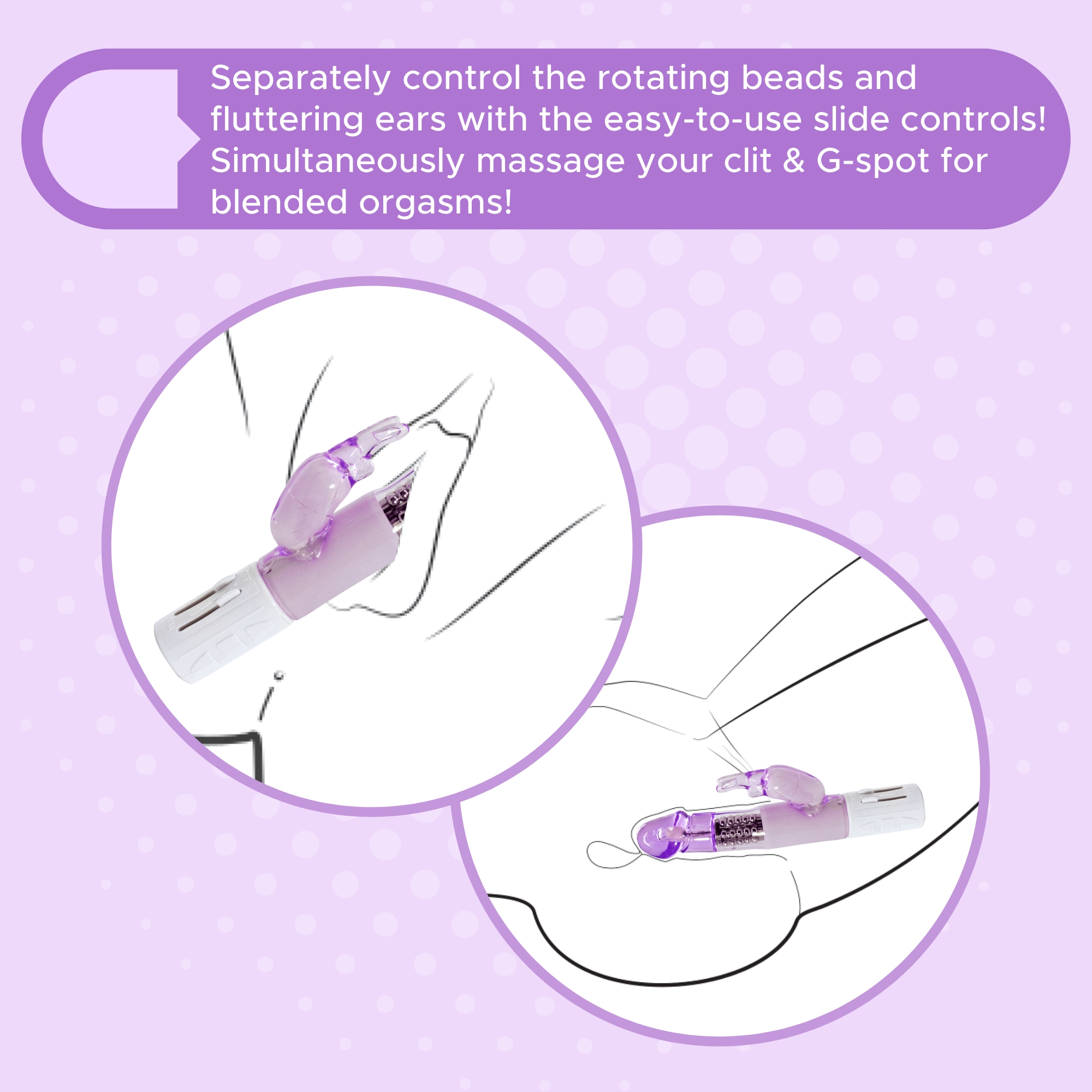Beginners Rotating G-Spot Massaging Rabbit Vibrator