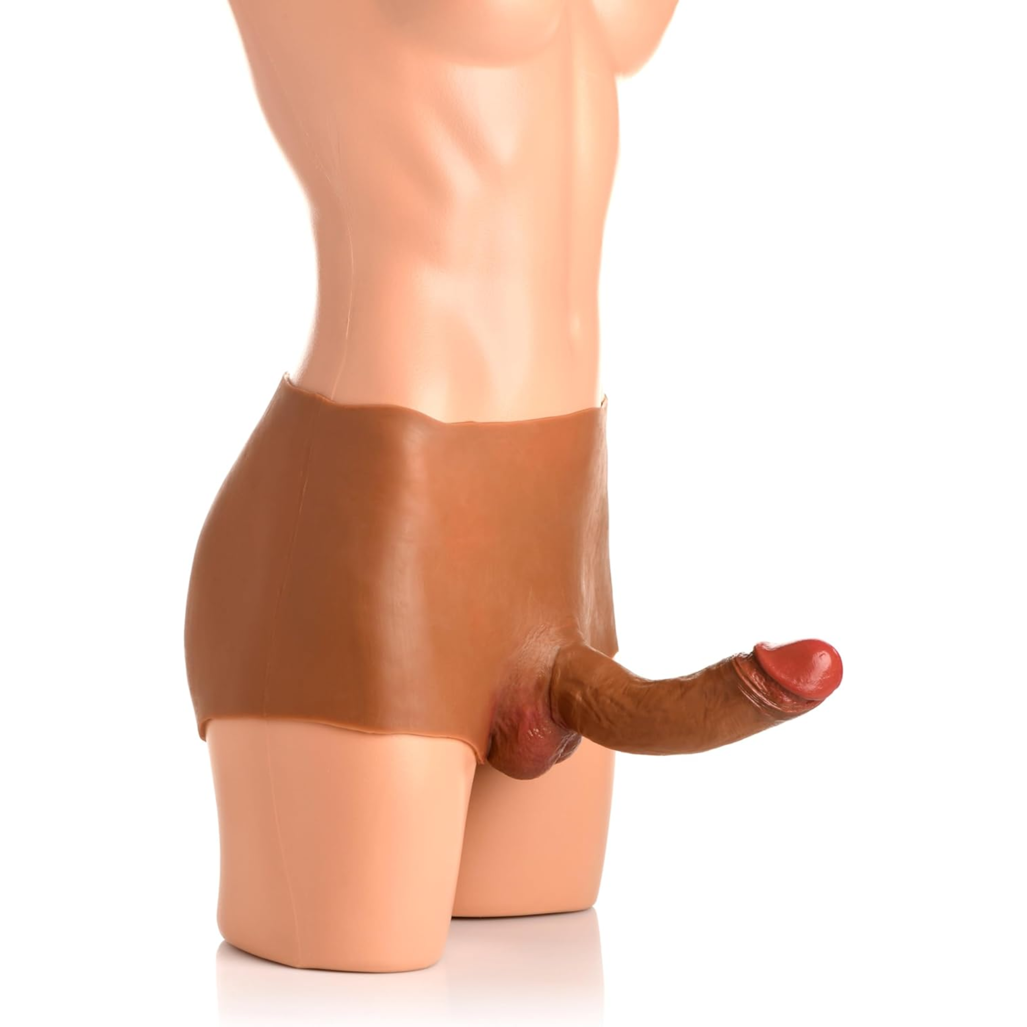 Master Series Hard-On Briefs Silicone Penis Panties - Includes an Anal Opening for Backdoor Play!