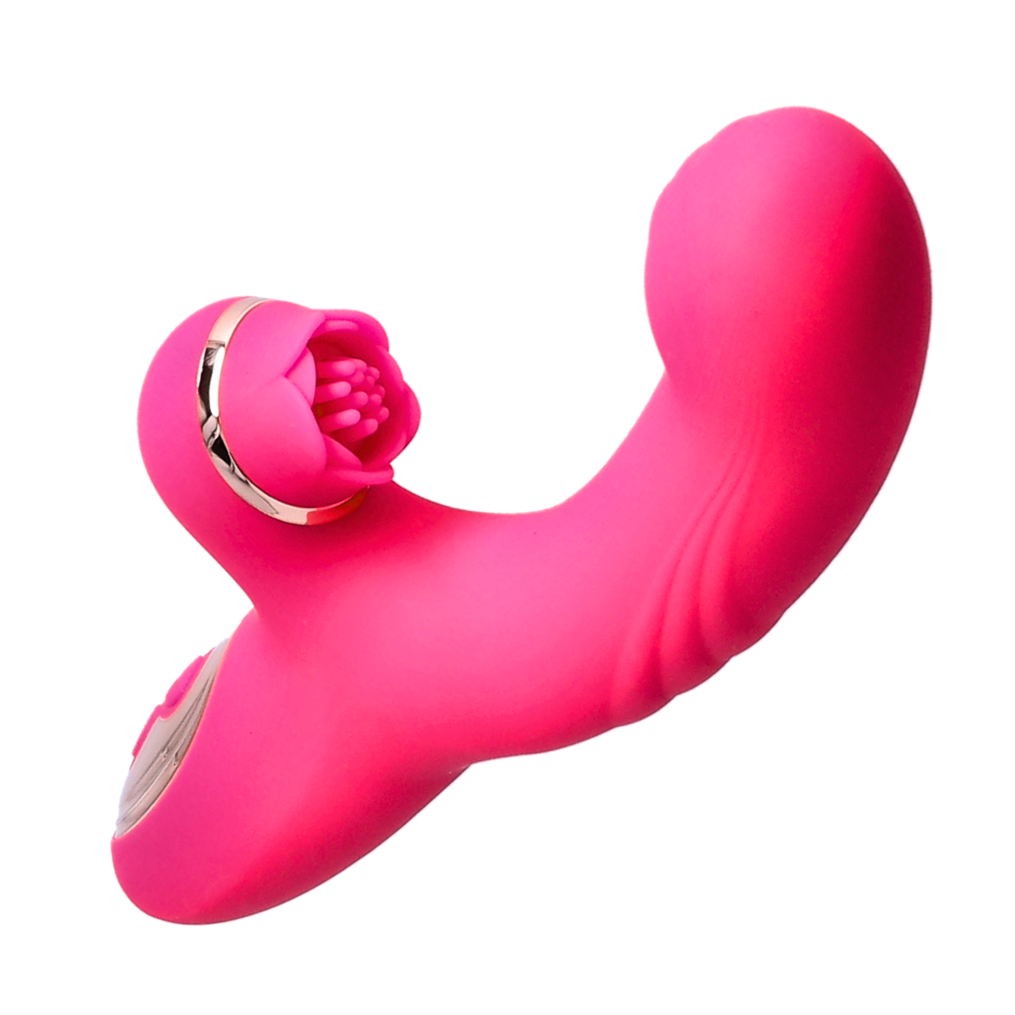Fingering Clit Tickling Dual Action Vibrator - Experience Blended 'O's from Pulsating Clit & Fingering G-Spot Play!