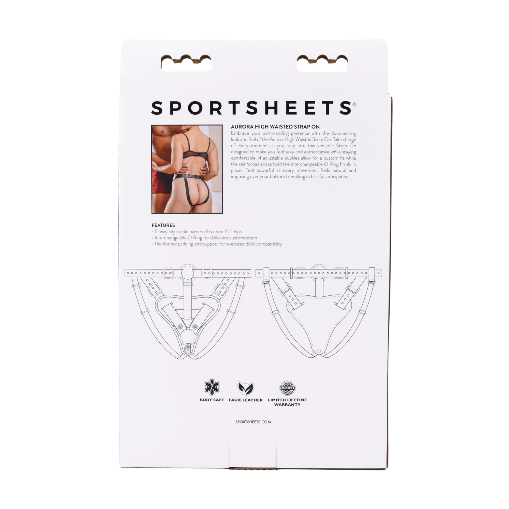 Sportsheets Aurora High Waisted Strap-On