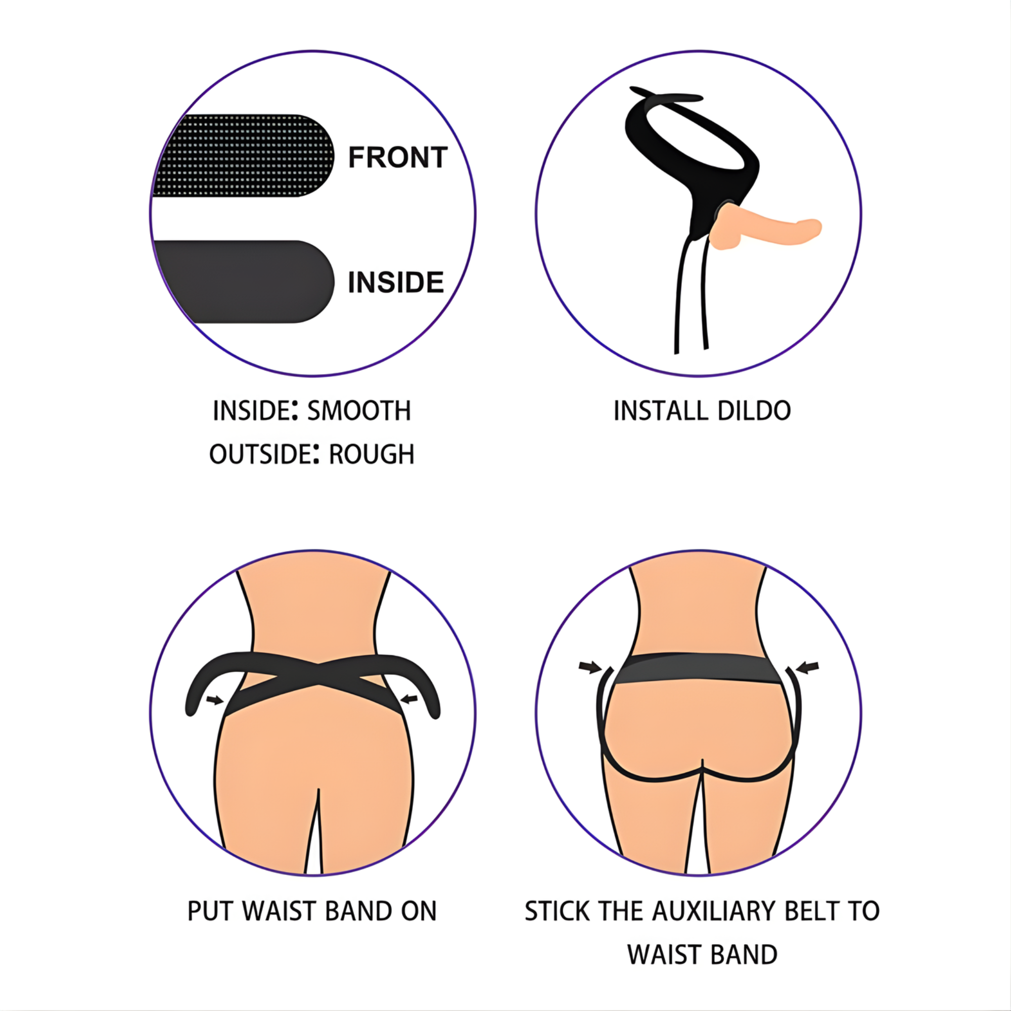 7.5 Inch Easy Strap-on Set