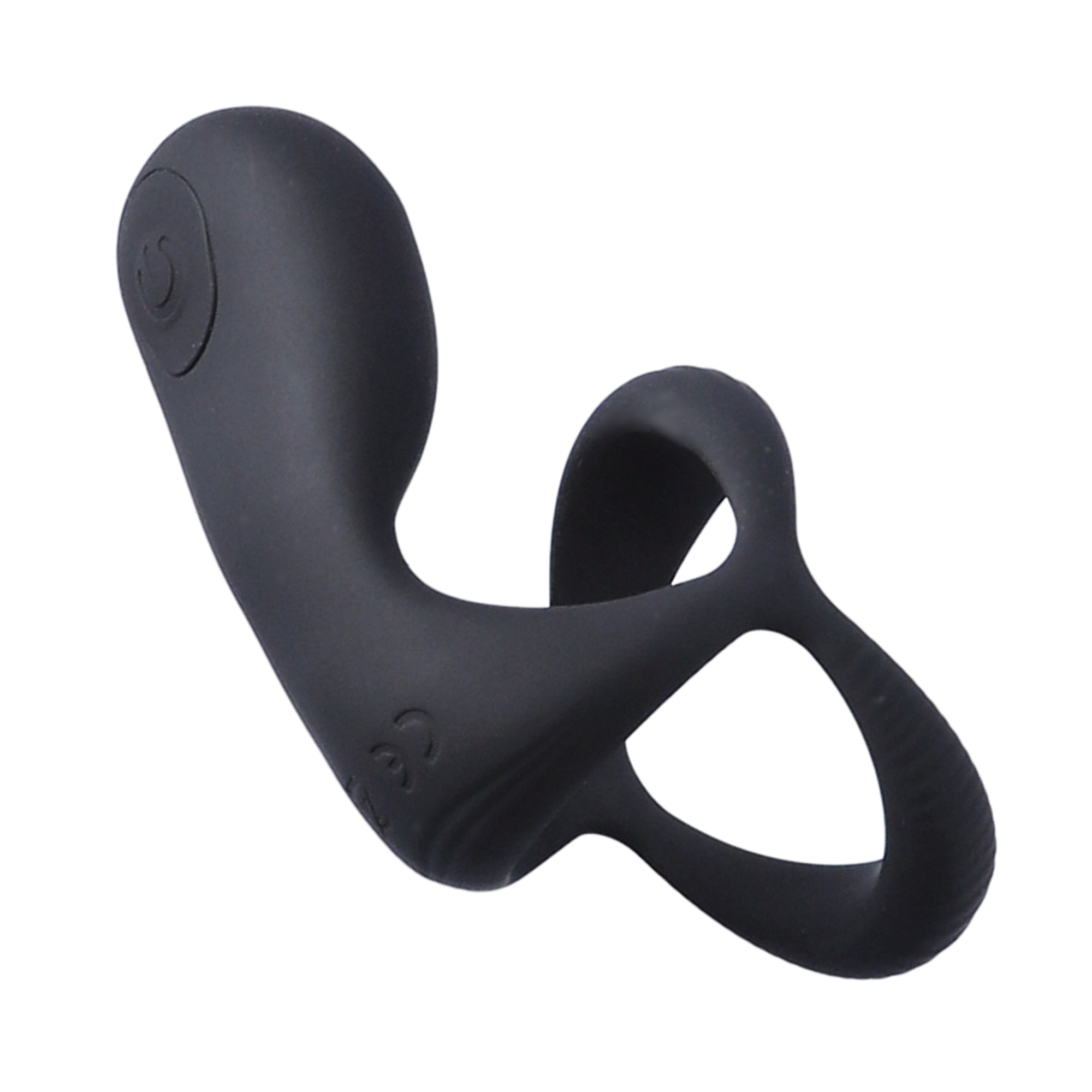 Double Cock Ring with Taint & Clit Stimulator - Strengthens Your O's!