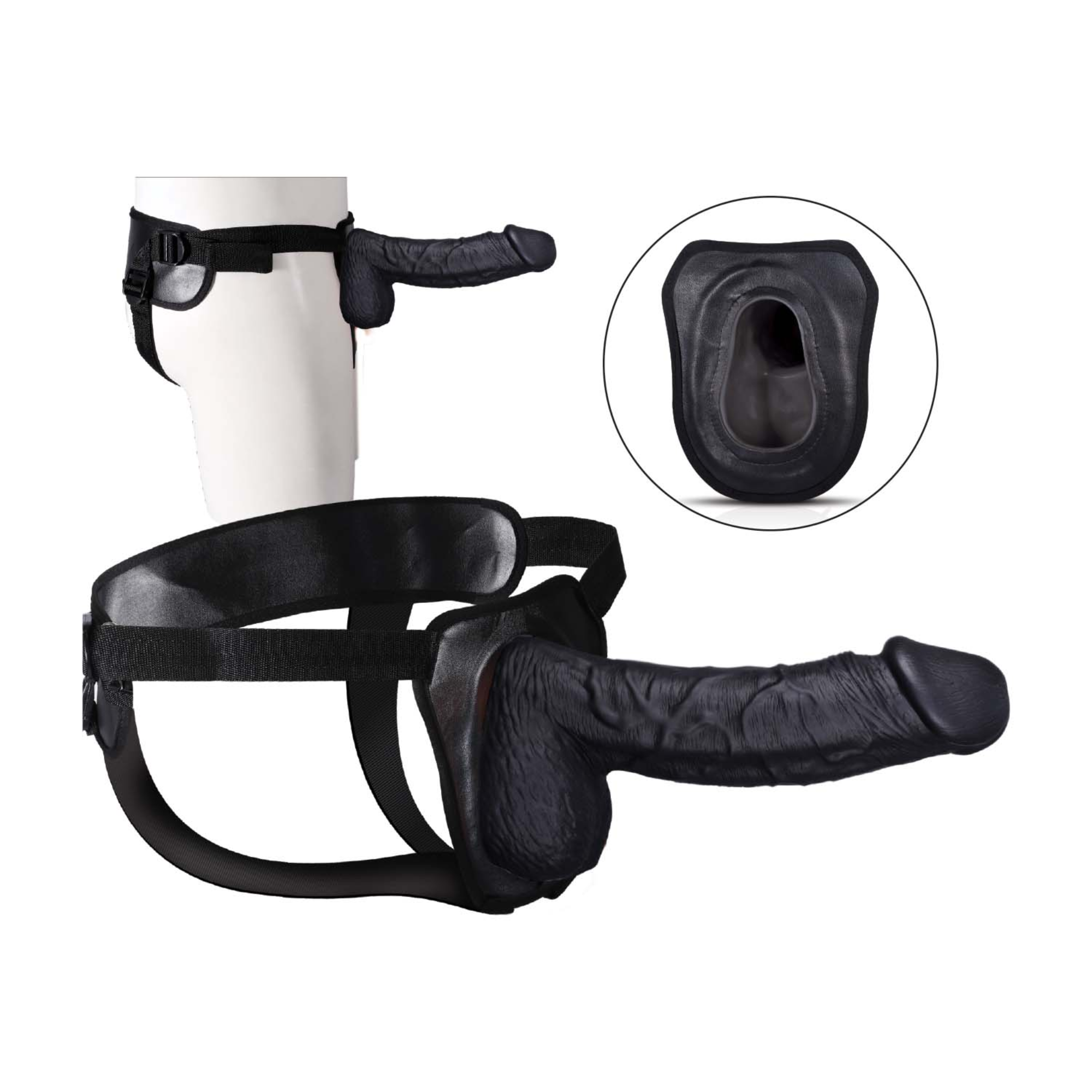 Erection Assistant 8.5 Inch Hollow Strap-On