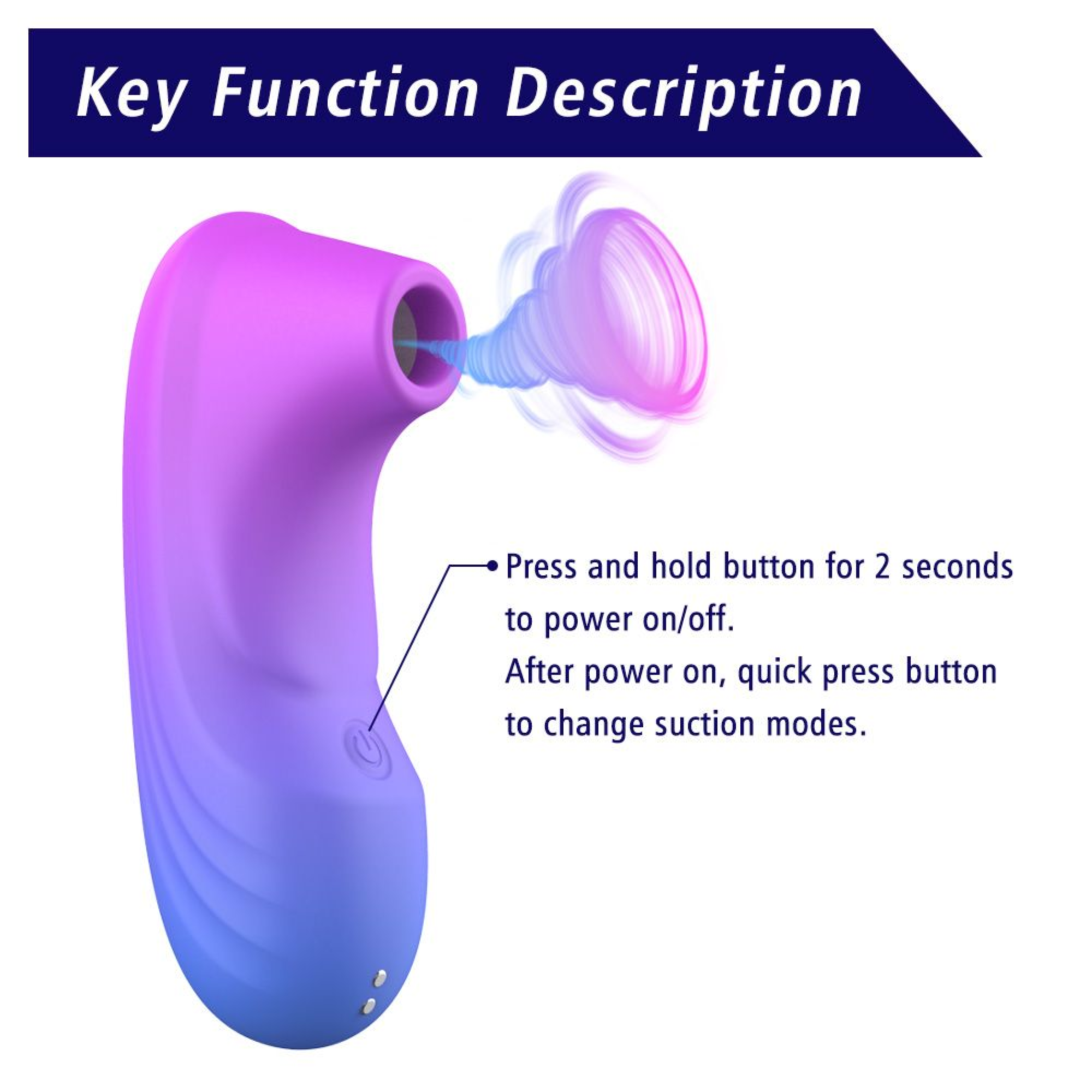 Aurora Rechargeable Air Pulse Clit Stimulator - Feels Like Clit Kisses!