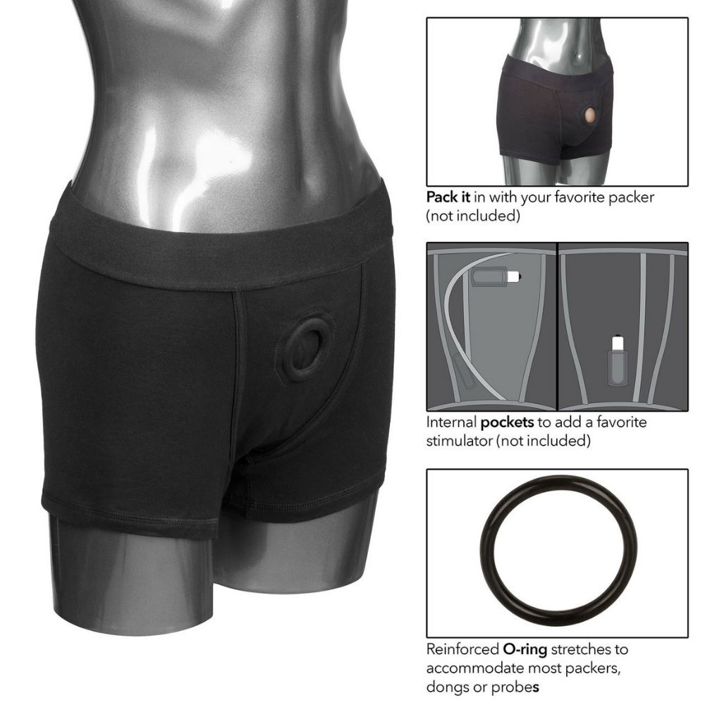 Packer Gear Boxer Brief Harness - Available In Size XS To 3XL