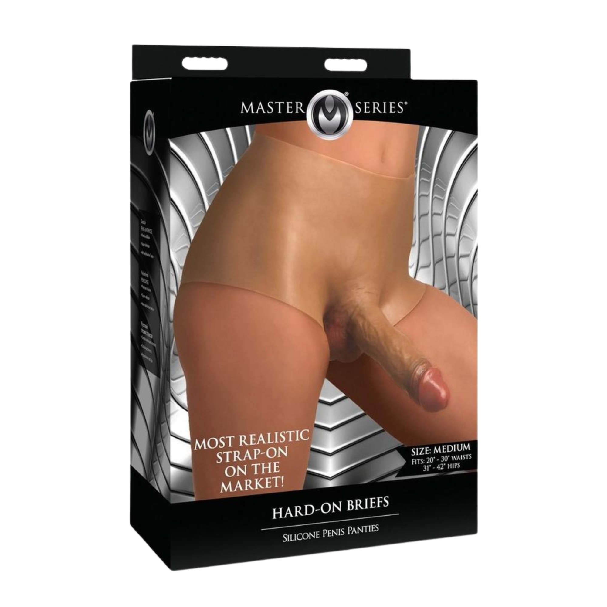 Master Series Hard-On Briefs Silicone Penis Panties - Includes an Anal Opening for Backdoor Play!