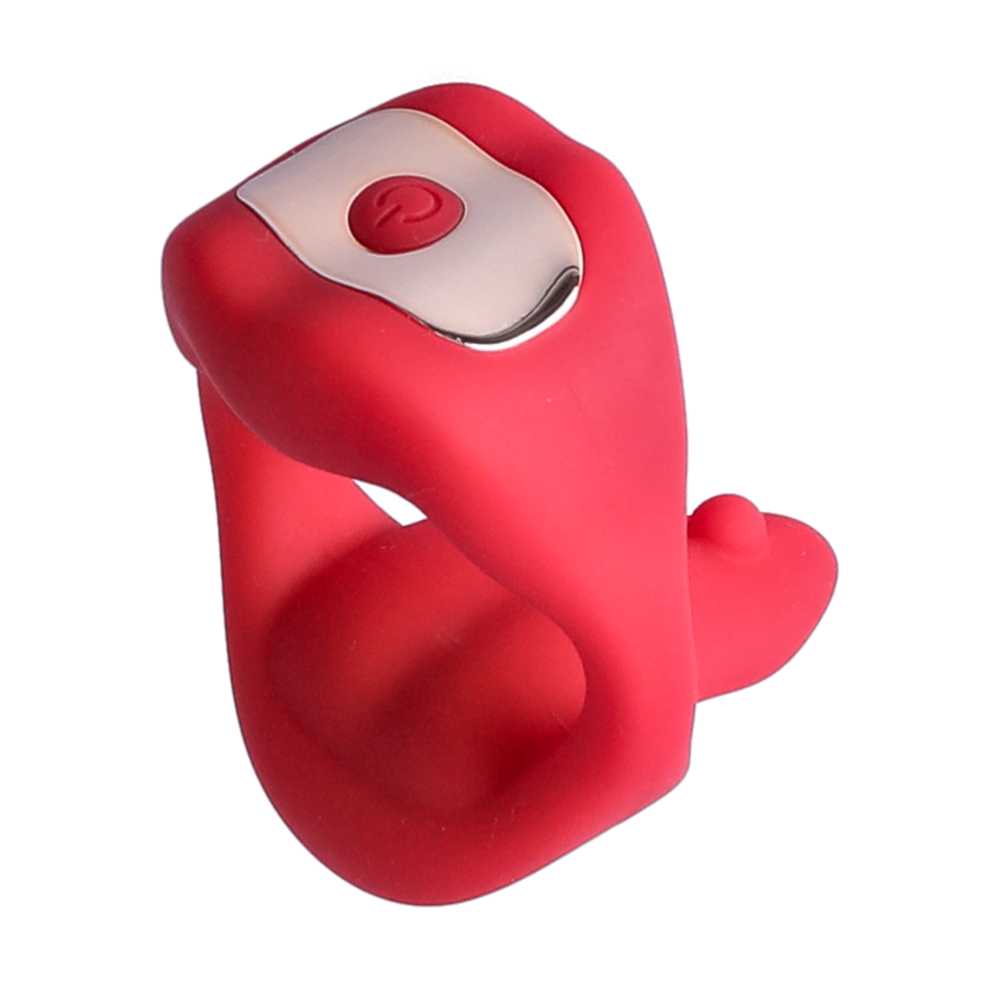 Vibrating Mouth Cock Ring - Soft, Bendable Tongue Licks Your Balls (Or Her Clit!)