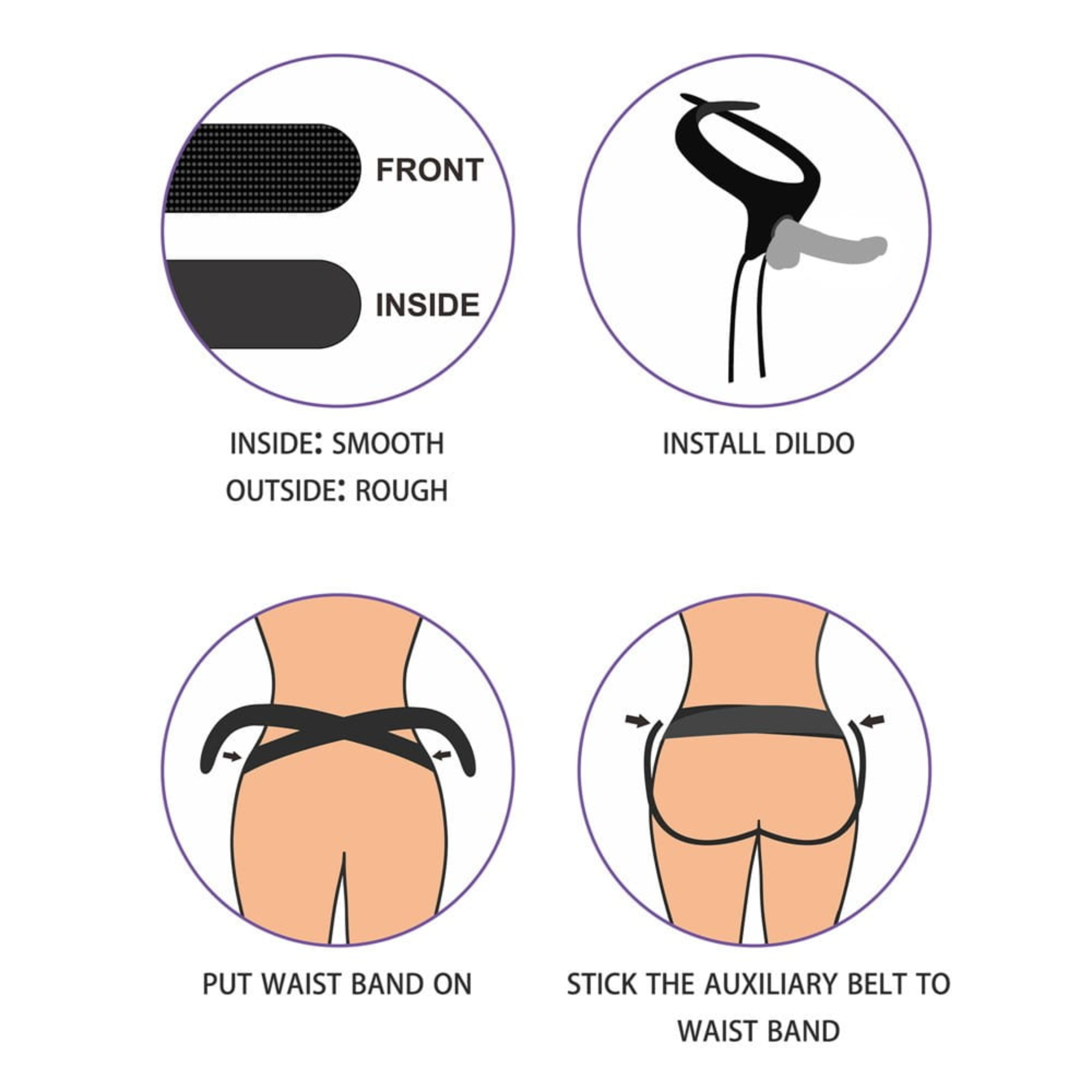 7 Inch Easy Strap-on Set