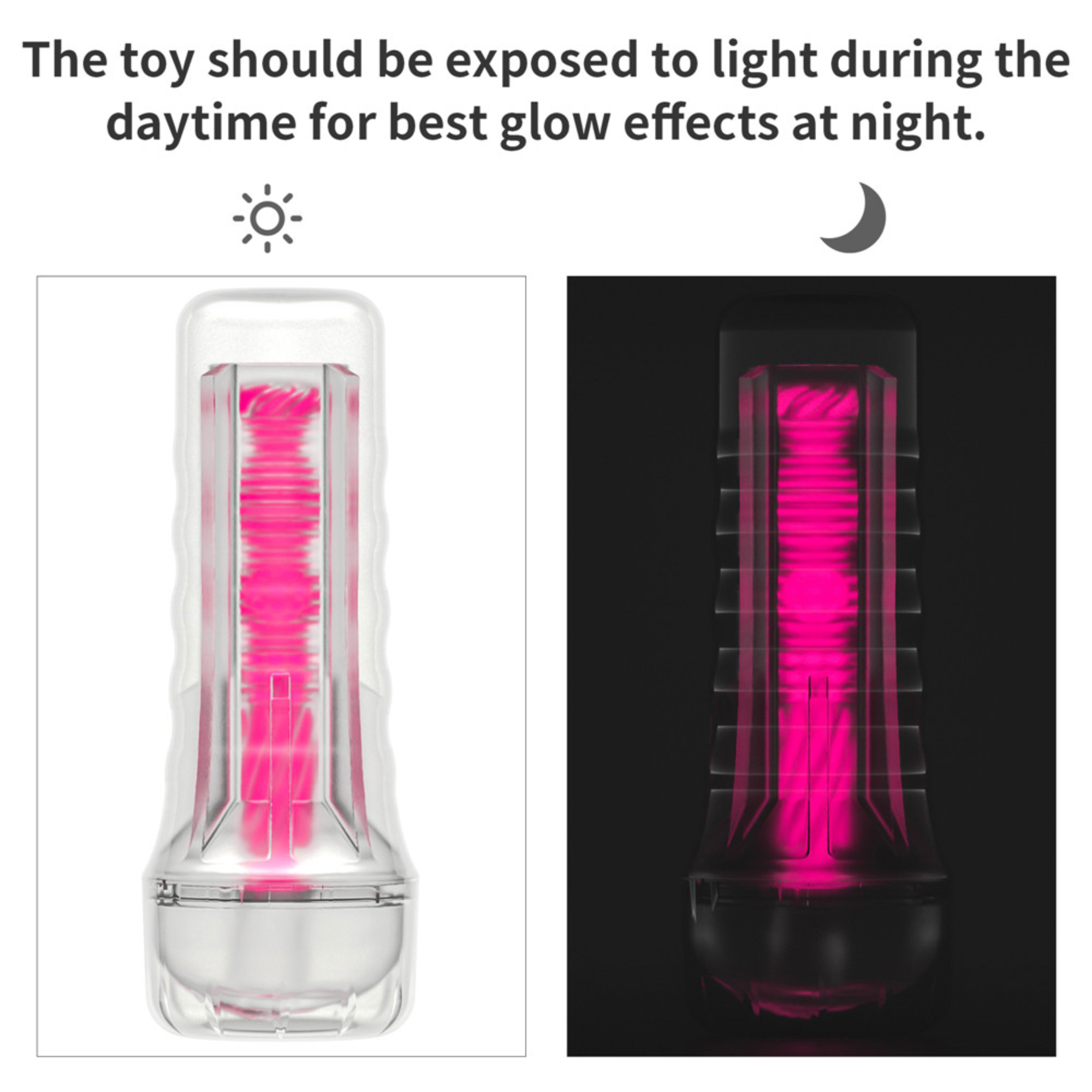 Lumino Play Male Masturbator - Watch this Pussy Glow Around Your Cock!