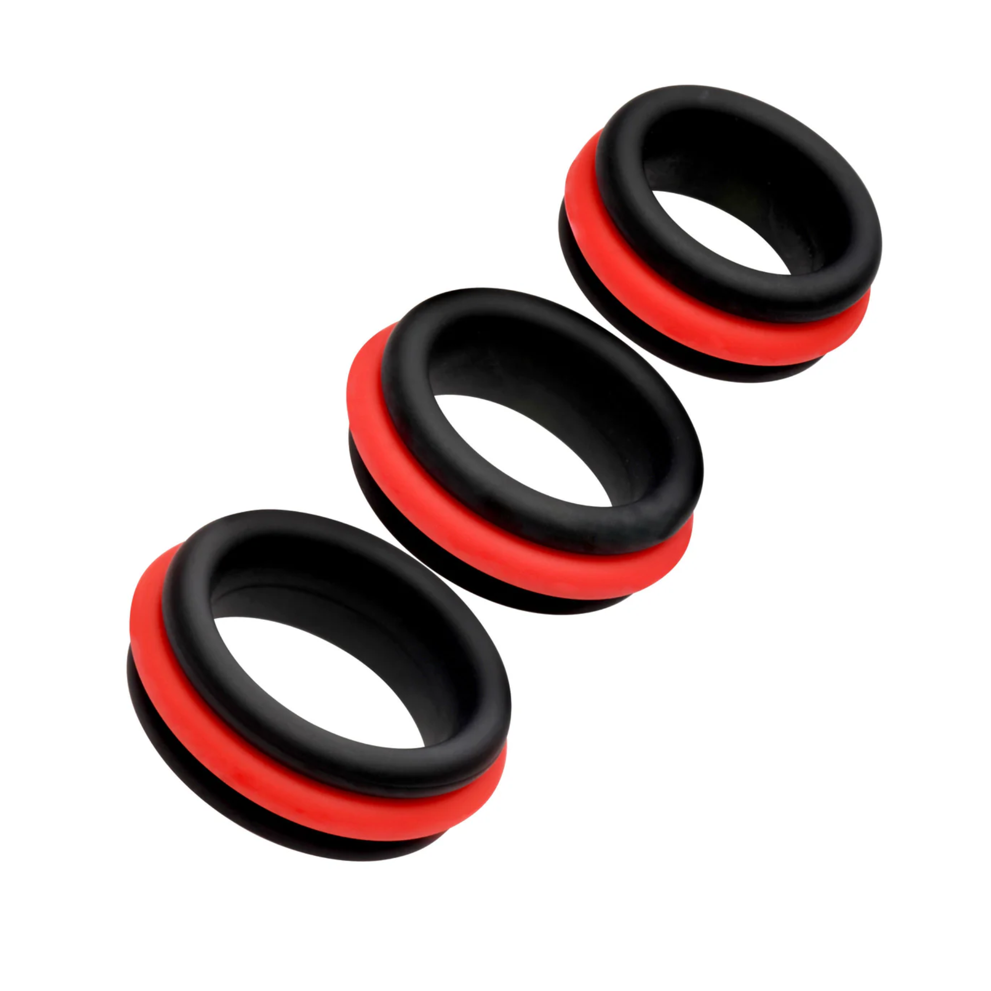 Jock Enhancers 2-in-1 Silicone Cock Ring Set