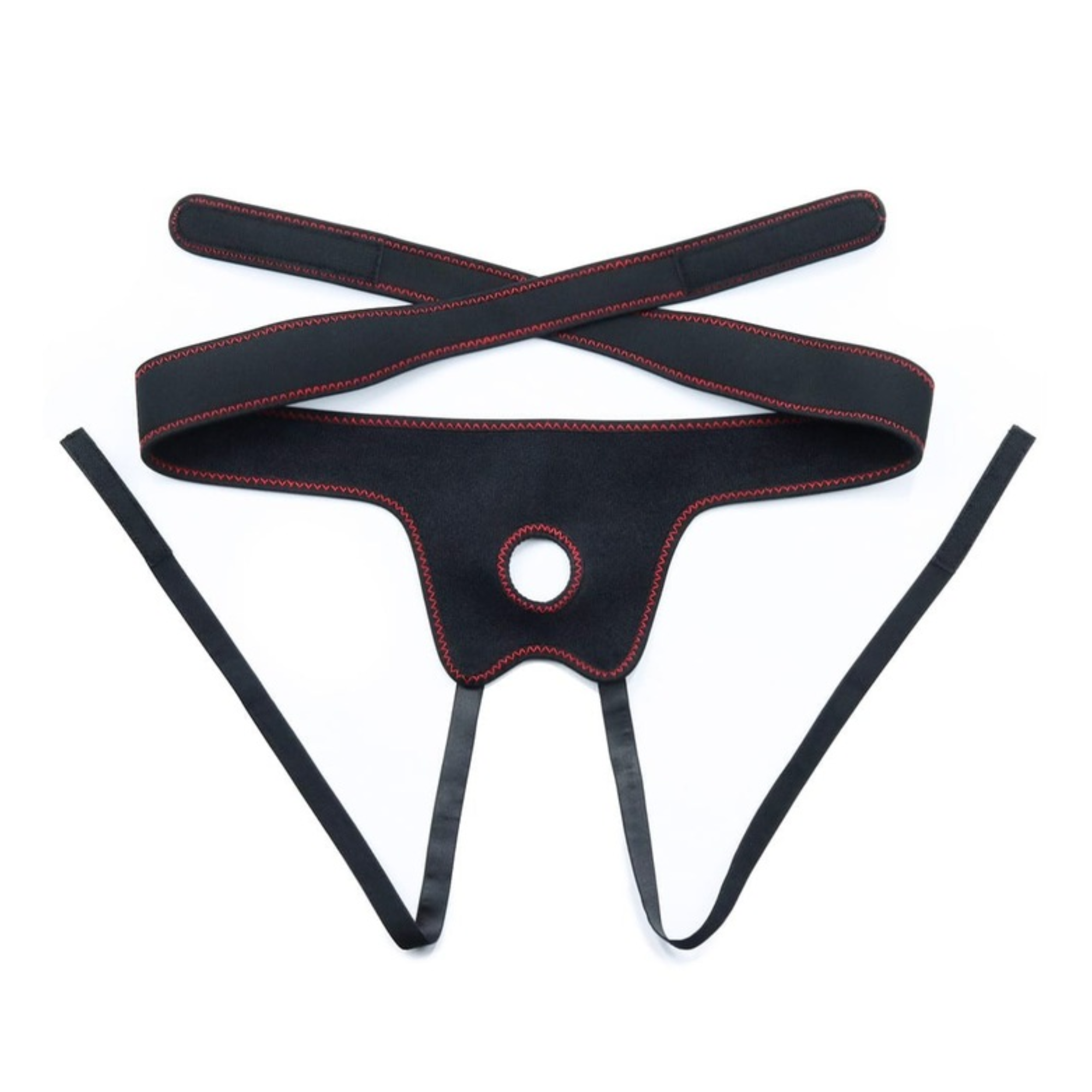 7.5 Inch Black Easy Strap-on Set