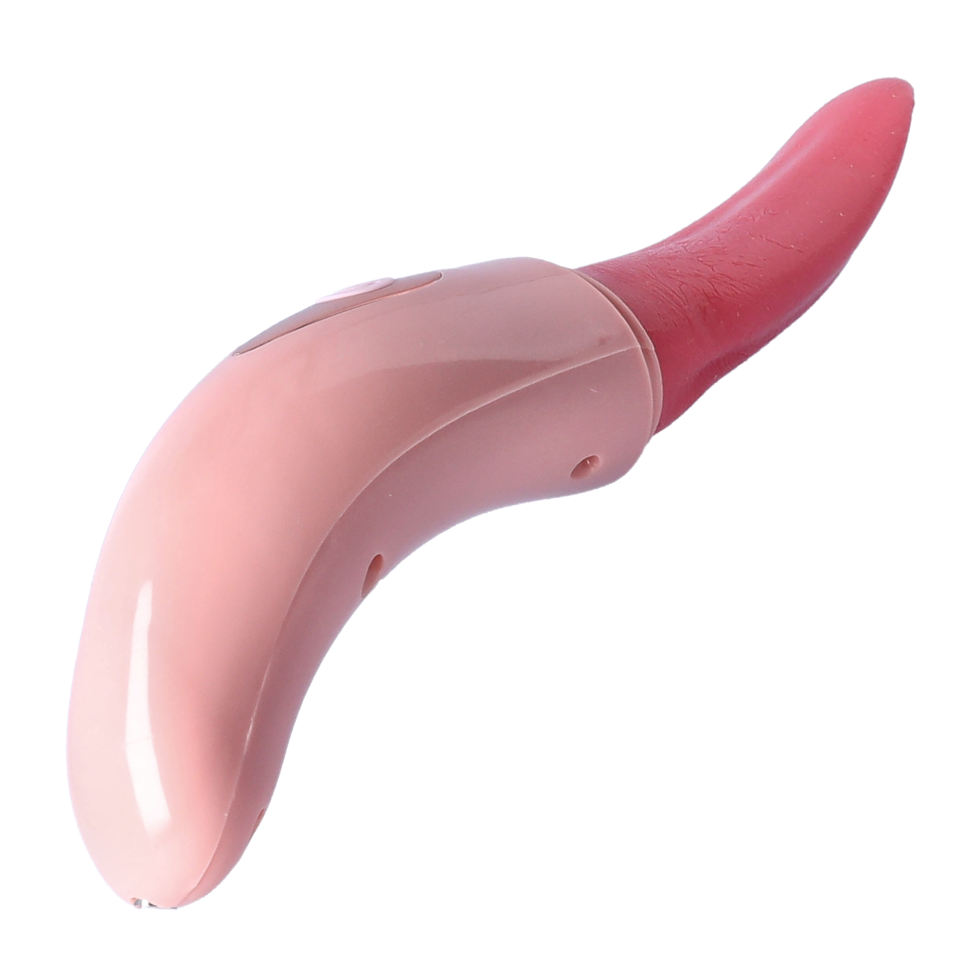Real-Feel Twirling and Licking Tongue