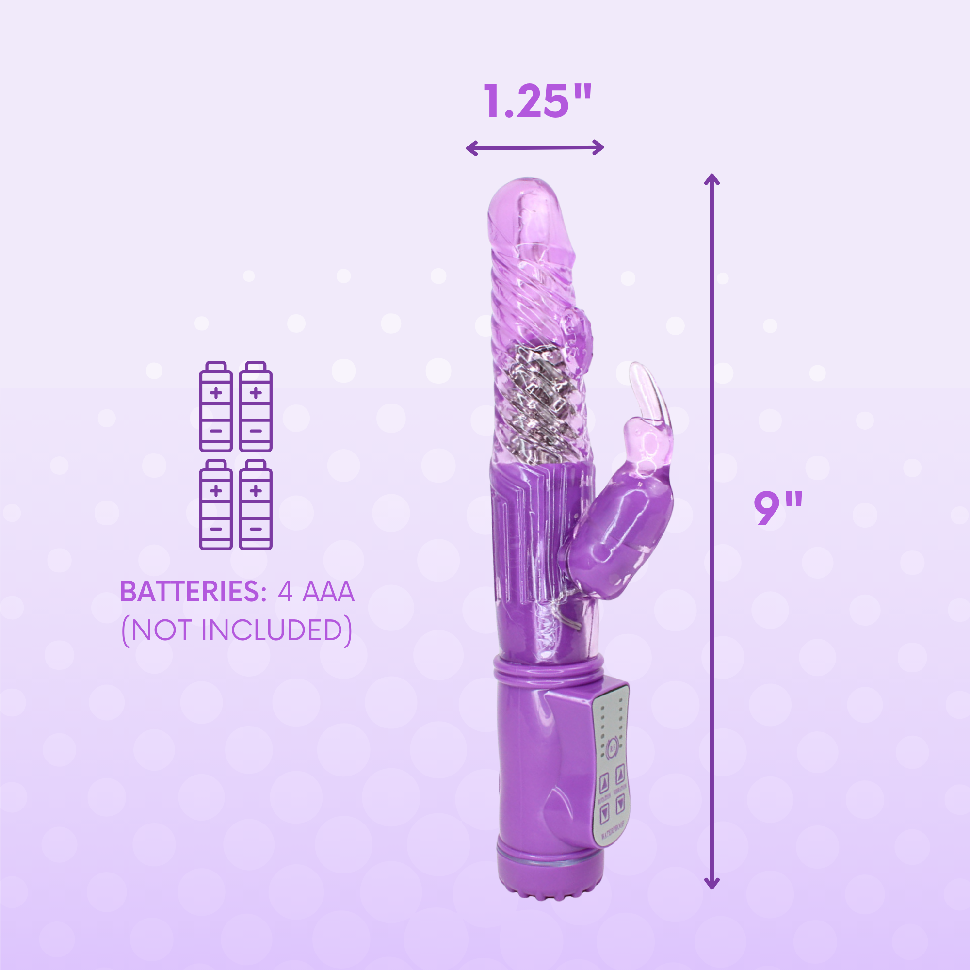 9 Inch Rotating Orgasm Rabbit