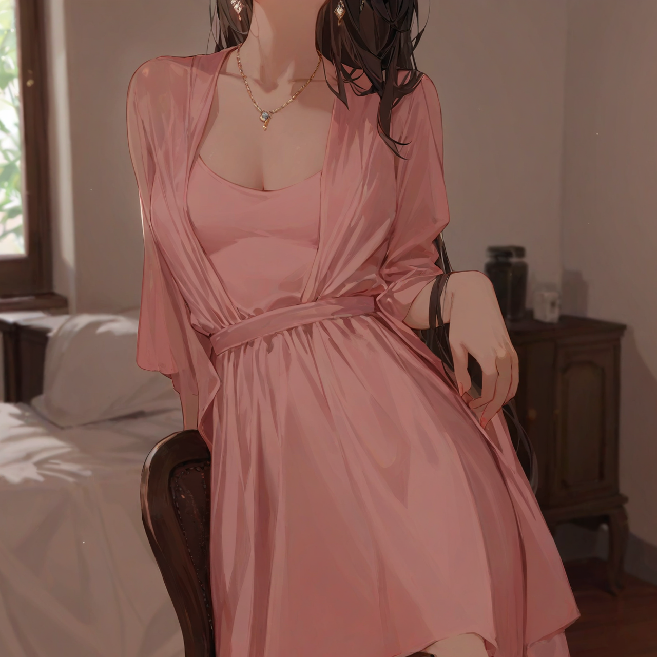 Demi's Silky Nightdress